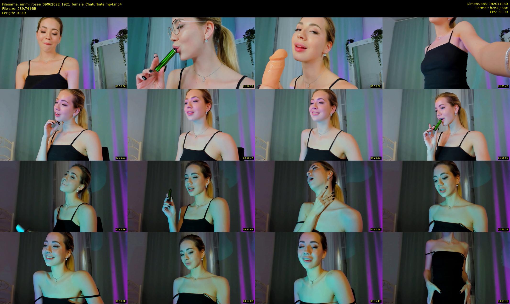 emmi_rosee — 11 minute Chaturbate female cam show recording, 1080p, Jun 9, 2022