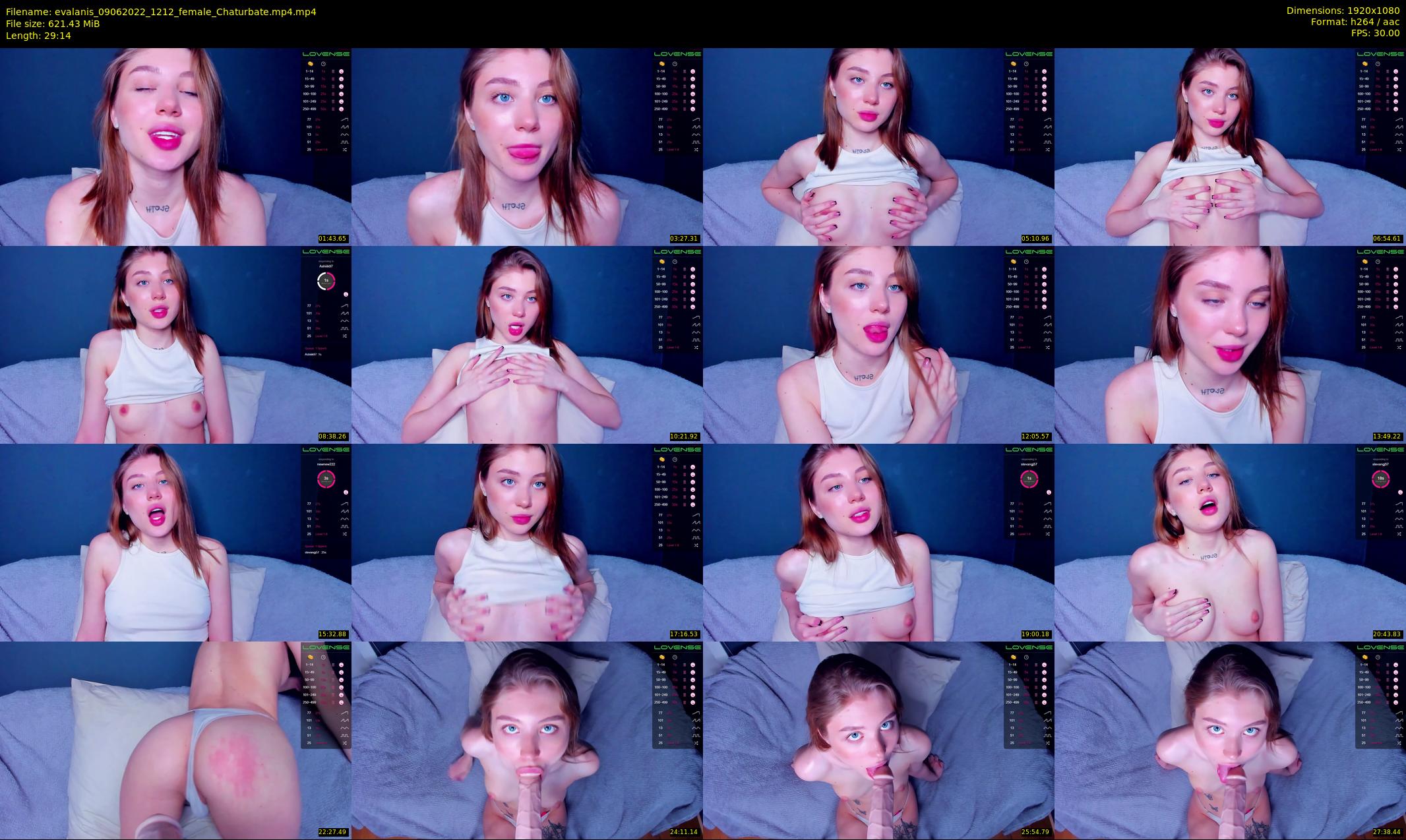 evalanis — 30 minute Chaturbate couple cam show recording, 1080p, Jun 9, 2022