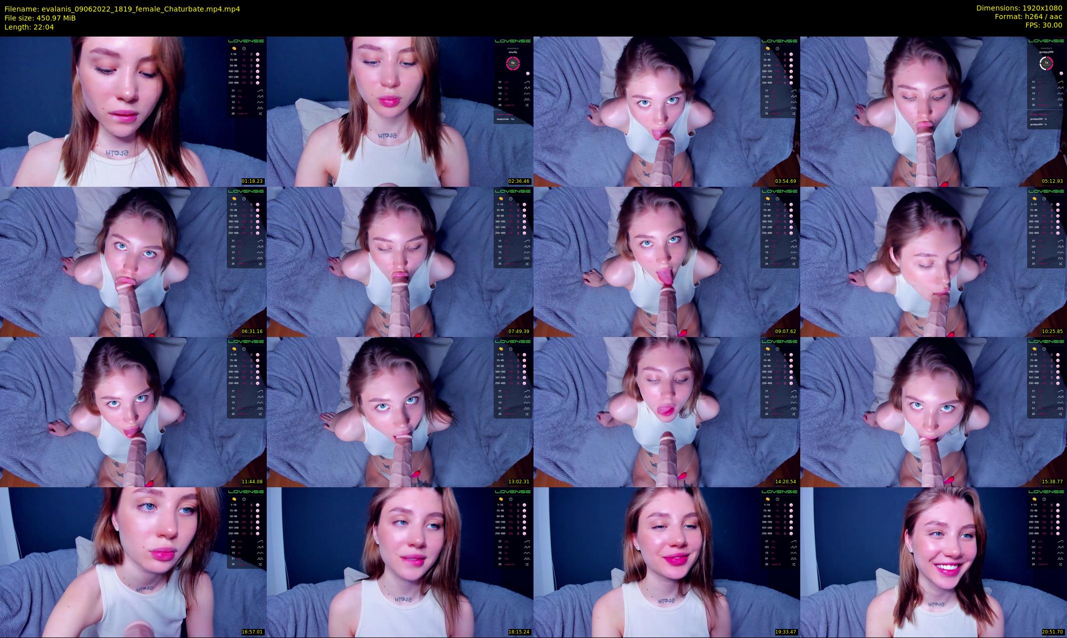 evalanis — 23 minute Chaturbate couple cam show recording, 1080p, Jun 9, 2022