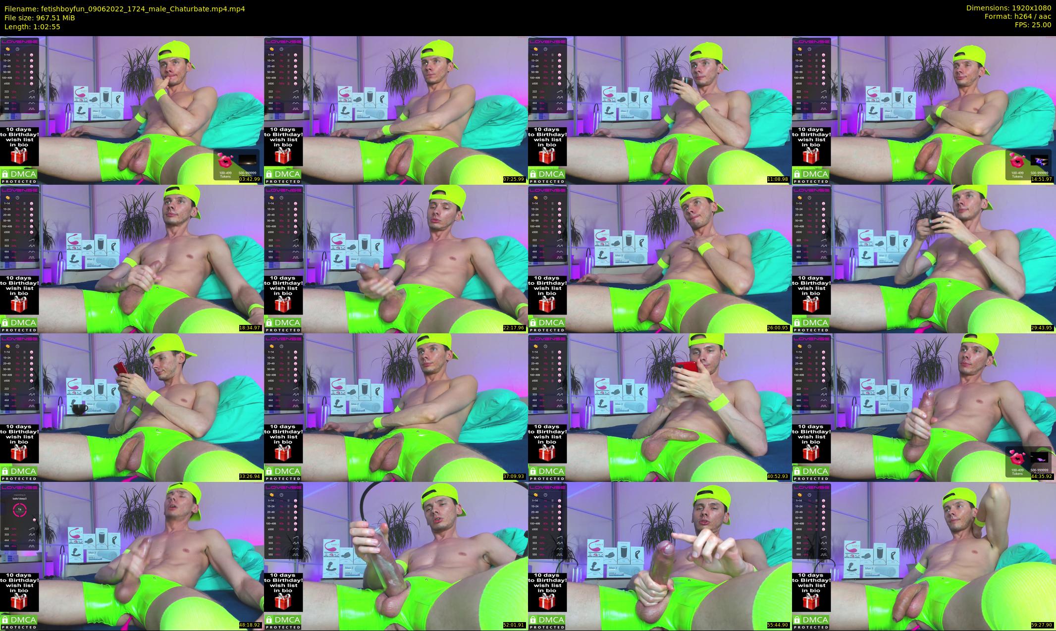 fetishboyfun — 63 minute Chaturbate male cam show recording, 1080p, Jun 9, 2022