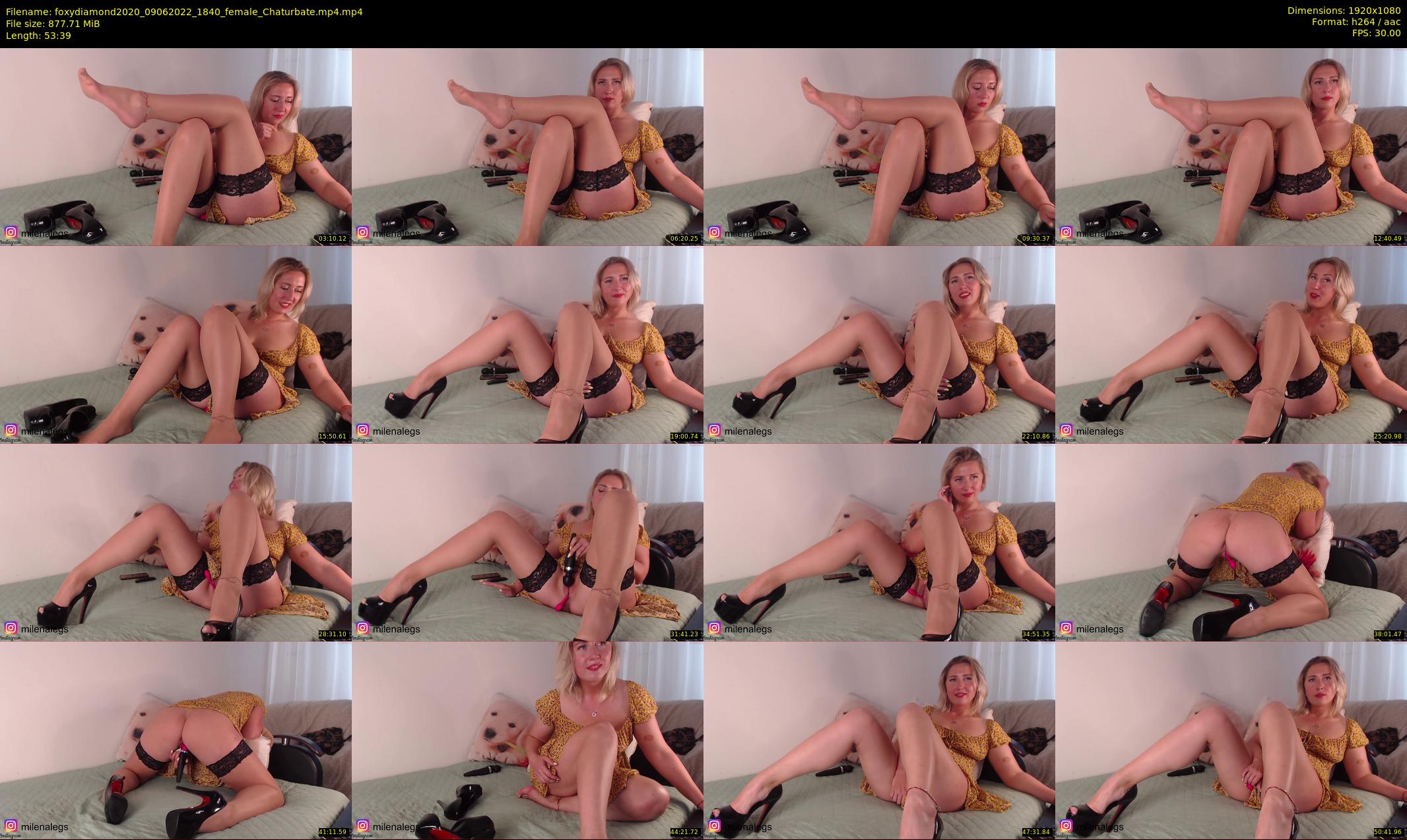 foxydiamond2020 — 54 minute Chaturbate female cam show recording, 1080p, Jun 9, 2022