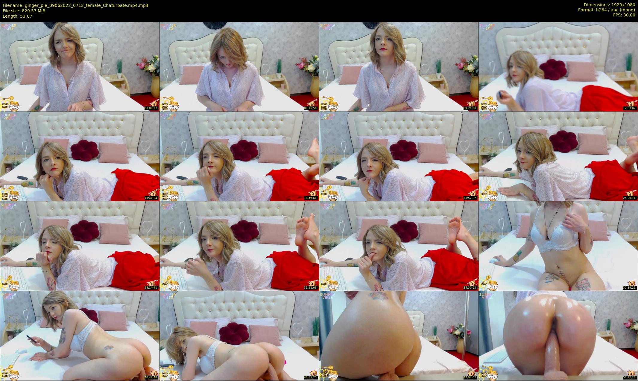 ginger_pie — 54 minute Chaturbate female cam show recording, 1080p, Jun 9, 2022