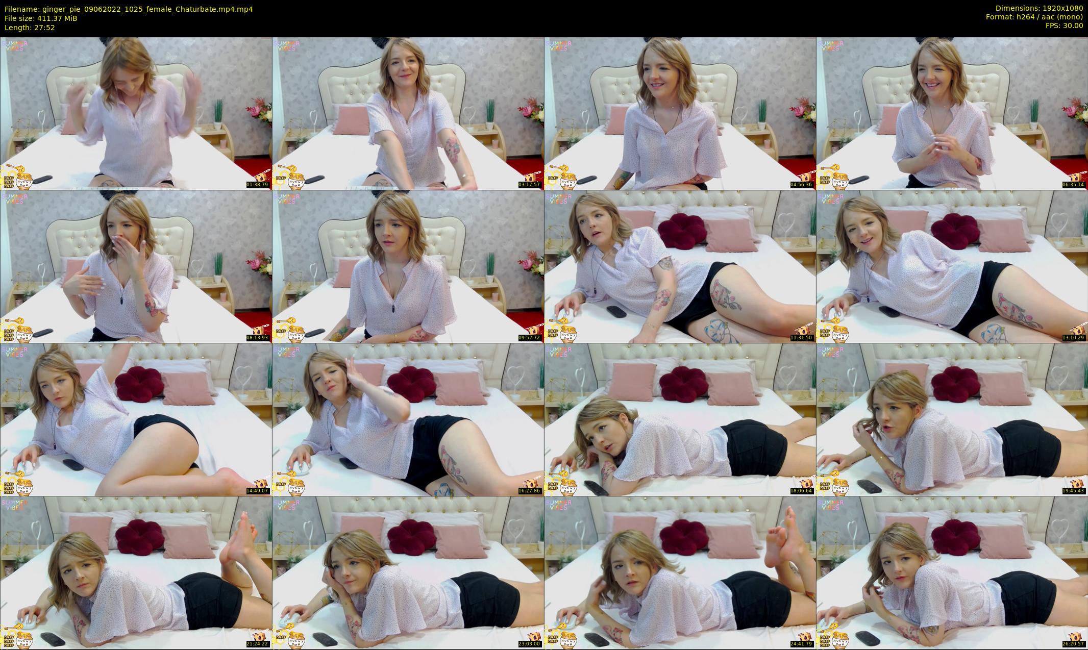 ginger_pie — 28 minute Chaturbate female cam show recording, 1080p, Jun 9, 2022