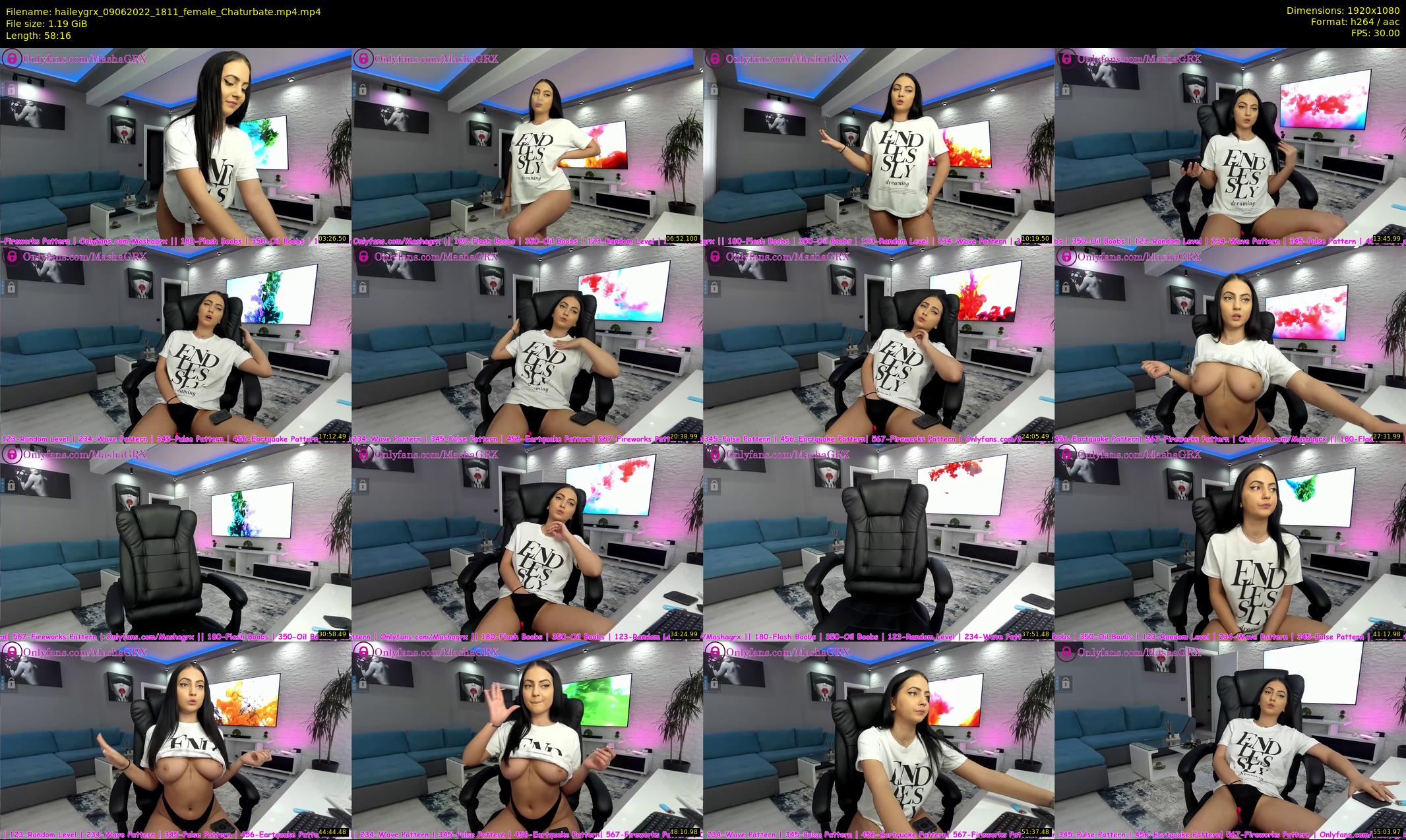 haileygrx — 59 minute Chaturbate female cam show recording, 1080p, Jun 9, 2022