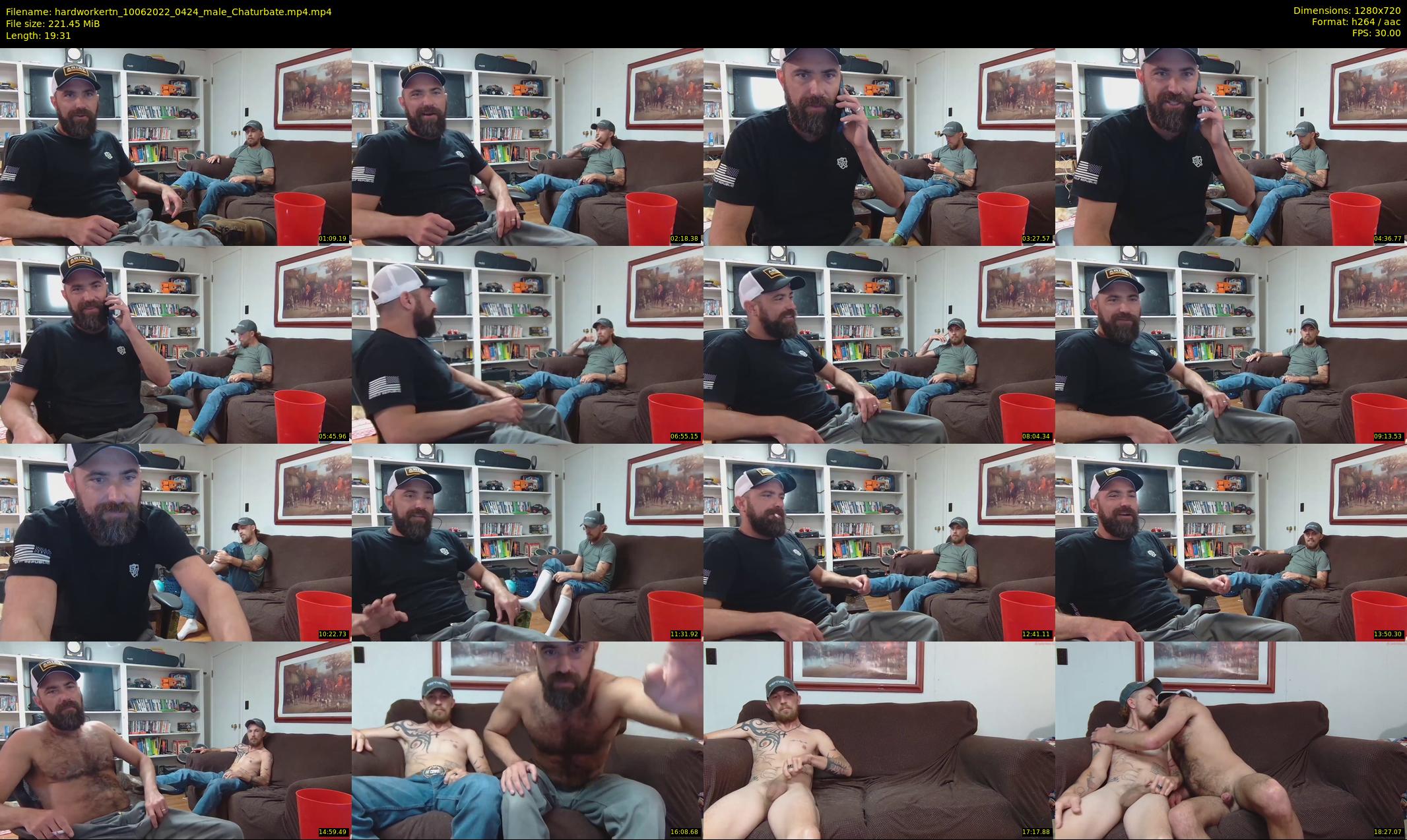 hardworkertn — 20 minute Chaturbate male cam show recording, 720p, Jun 10, 2022