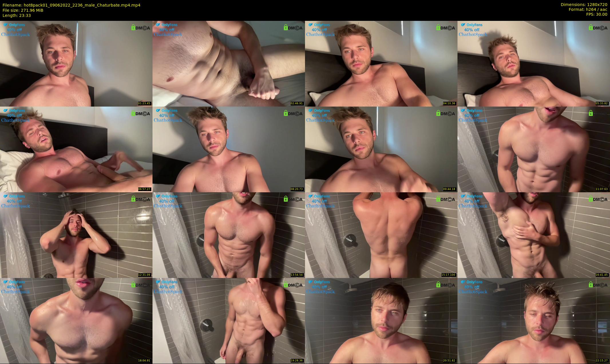hot8pack01 — 24 minute Chaturbate male cam show recording, 720p, Jun 9, 2022