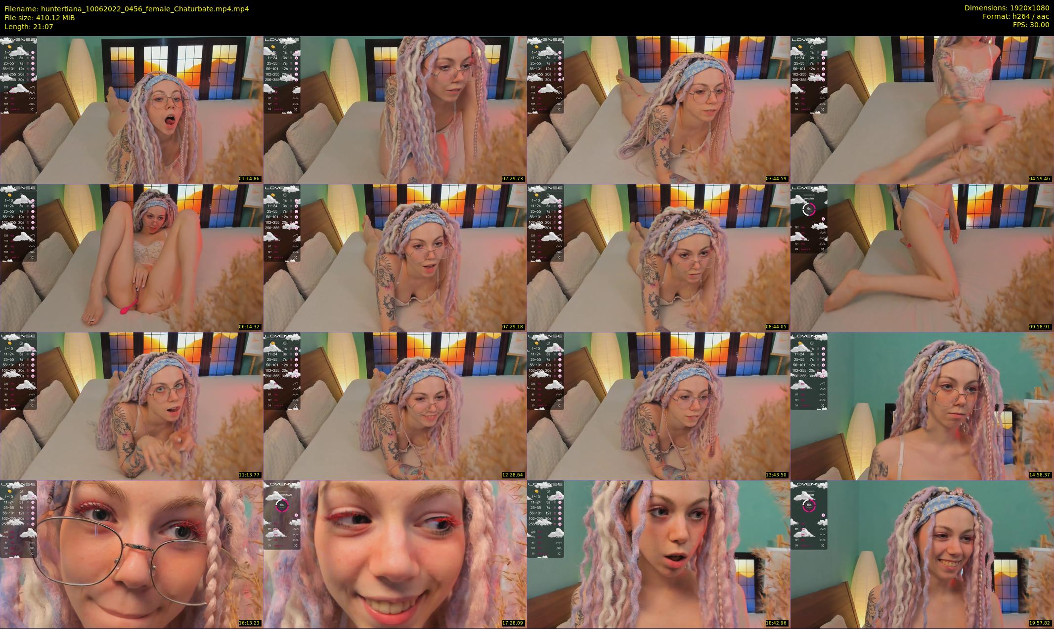 huntertiana — 22 minute Chaturbate female cam show recording, 1080p, Jun 10, 2022
