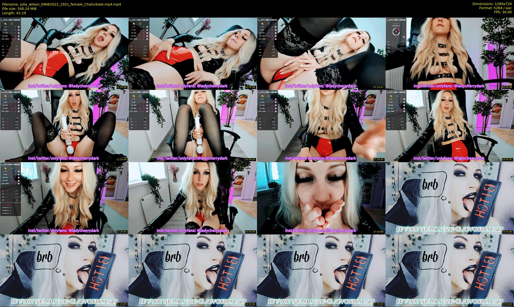julia_wilson — 43 minute Chaturbate female cam show recording, 720p, Jun 9, 2022