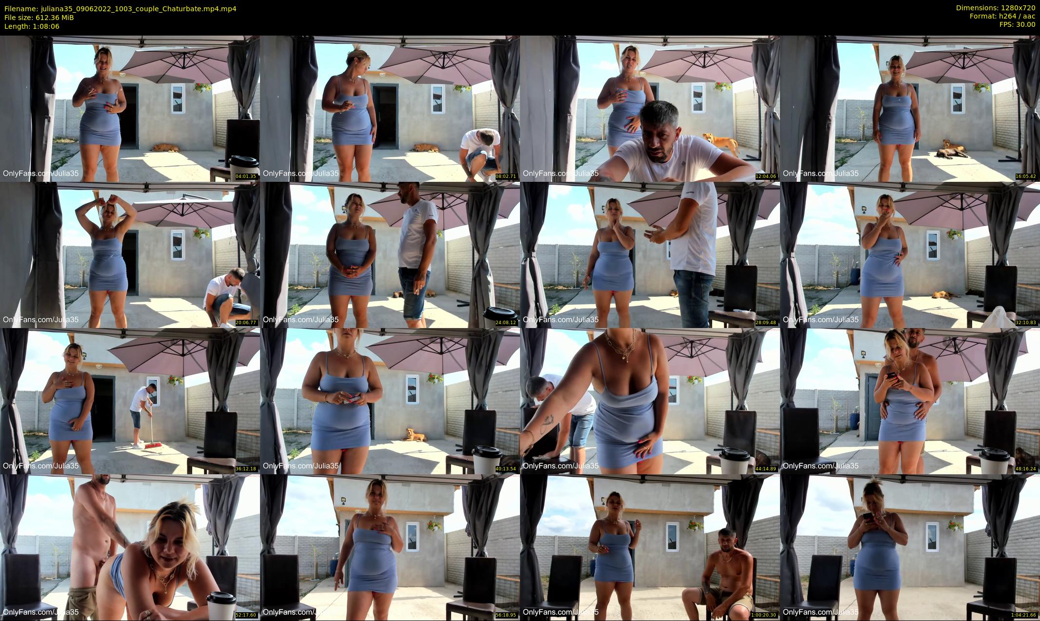 juliana35 — 69 minute Chaturbate couple cam show recording, 720p, Jun 9, 2022