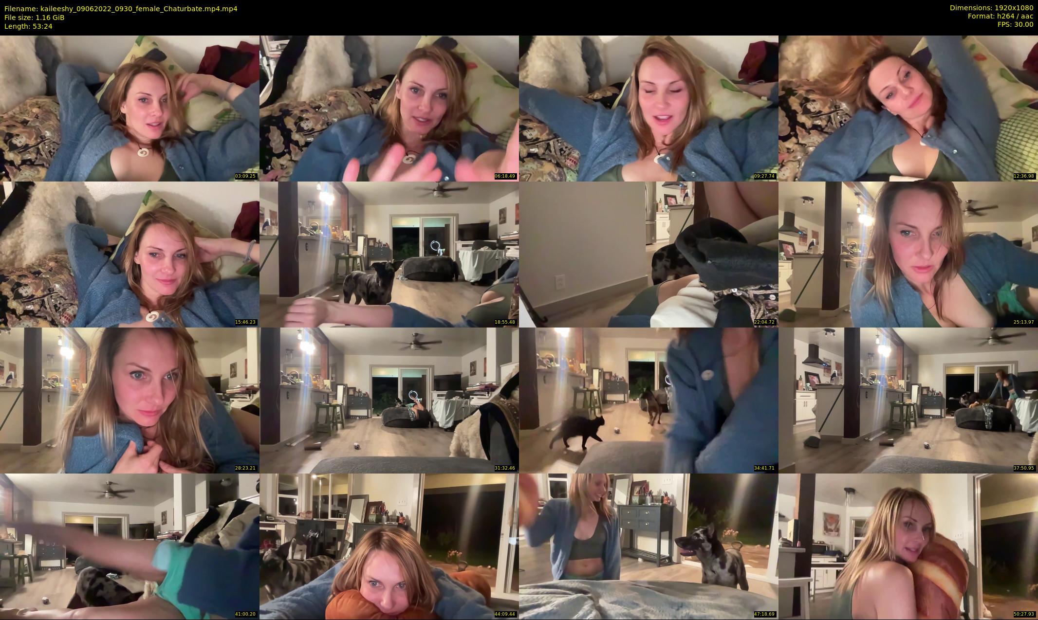 kaileeshy — 54 minute Chaturbate female cam show recording, 1080p, Jun 9, 2022