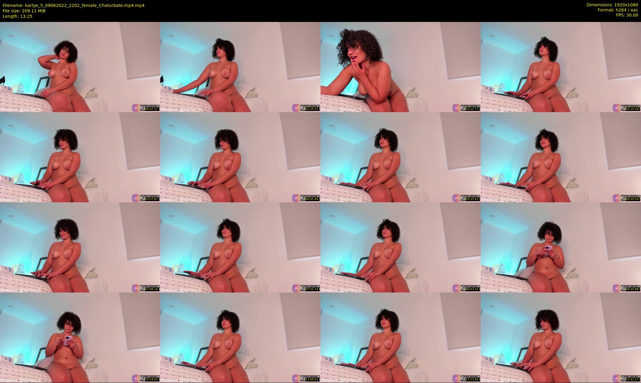 karlye_5 — 14 minute Chaturbate female cam show recording, 1080p, Jun 9, 2022