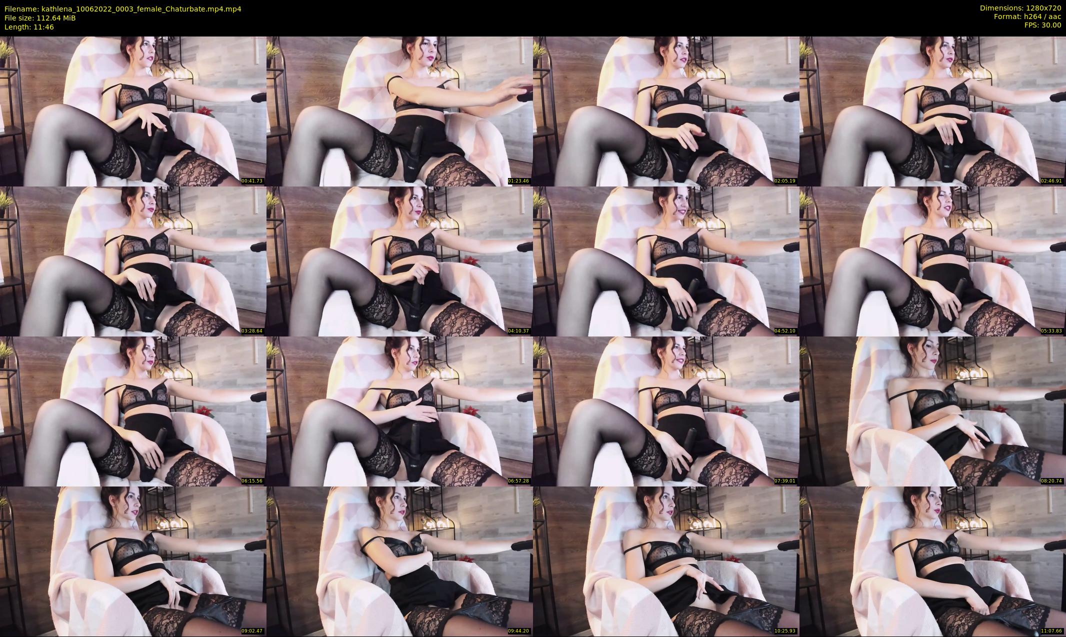 kathlena — 12 minute Chaturbate female cam show recording, 720p, Jun 10, 2022