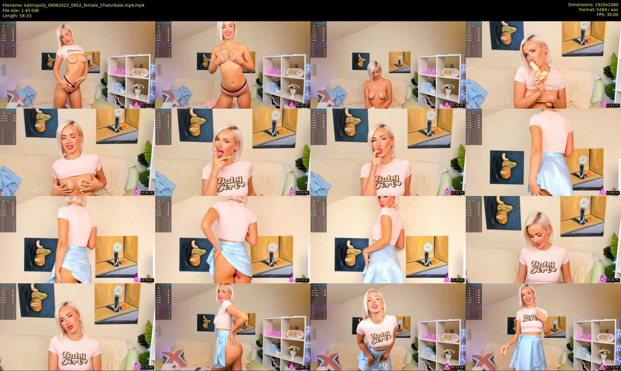 katrinpolly — 55 minute Chaturbate couple cam show recording, 1080p, Jun 9, 2022