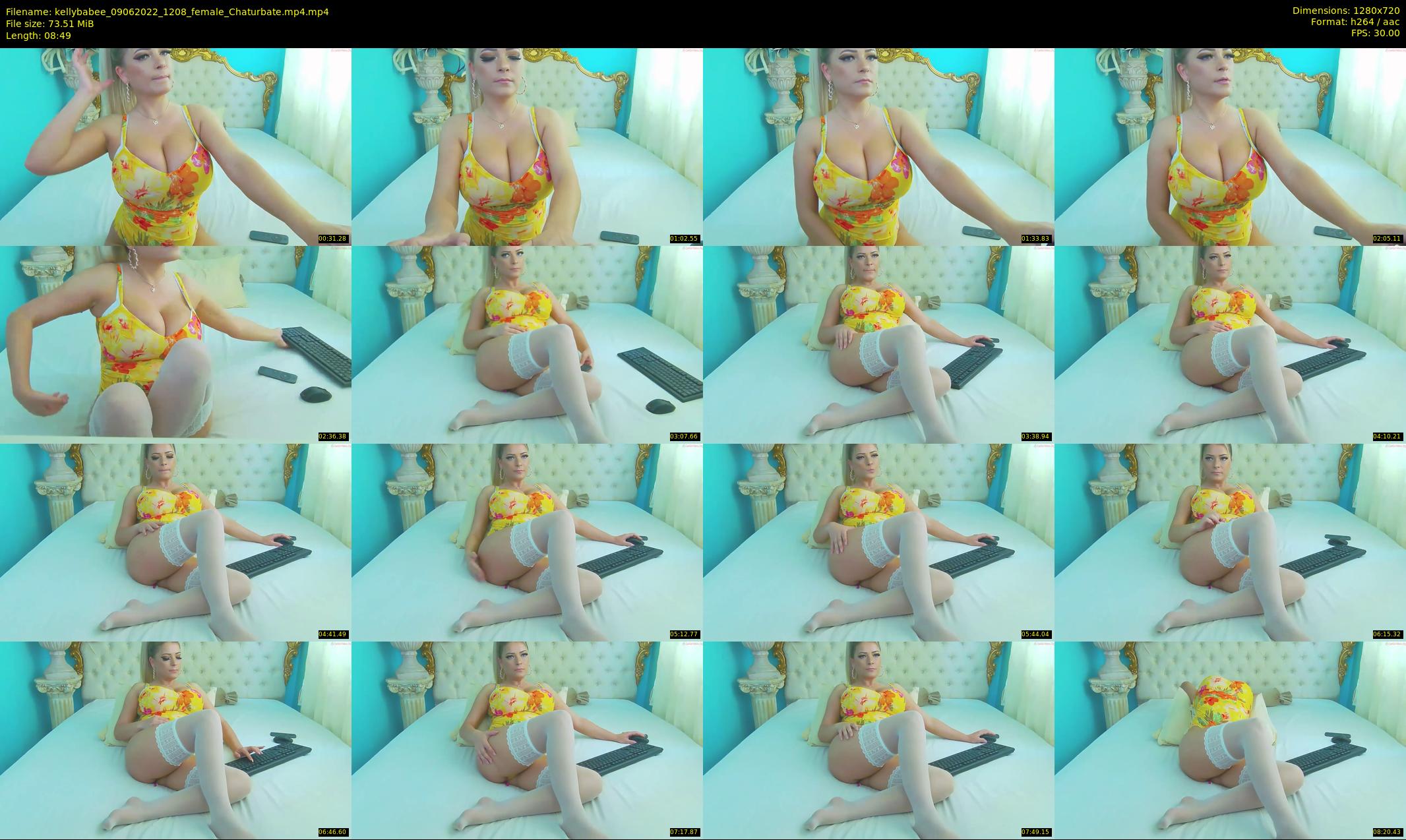 kellybabee — 9 minute Chaturbate female cam show recording, 720p, Jun 9, 2022