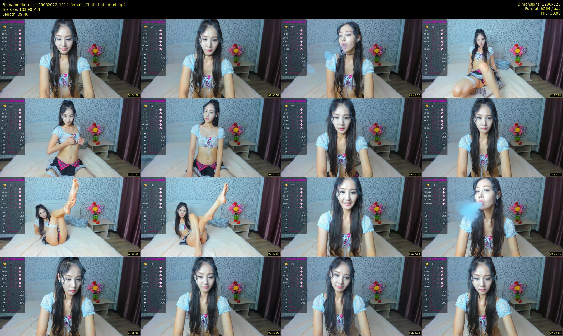 korea_s — 10 minute Chaturbate female cam show recording, 720p, Jun 9, 2022