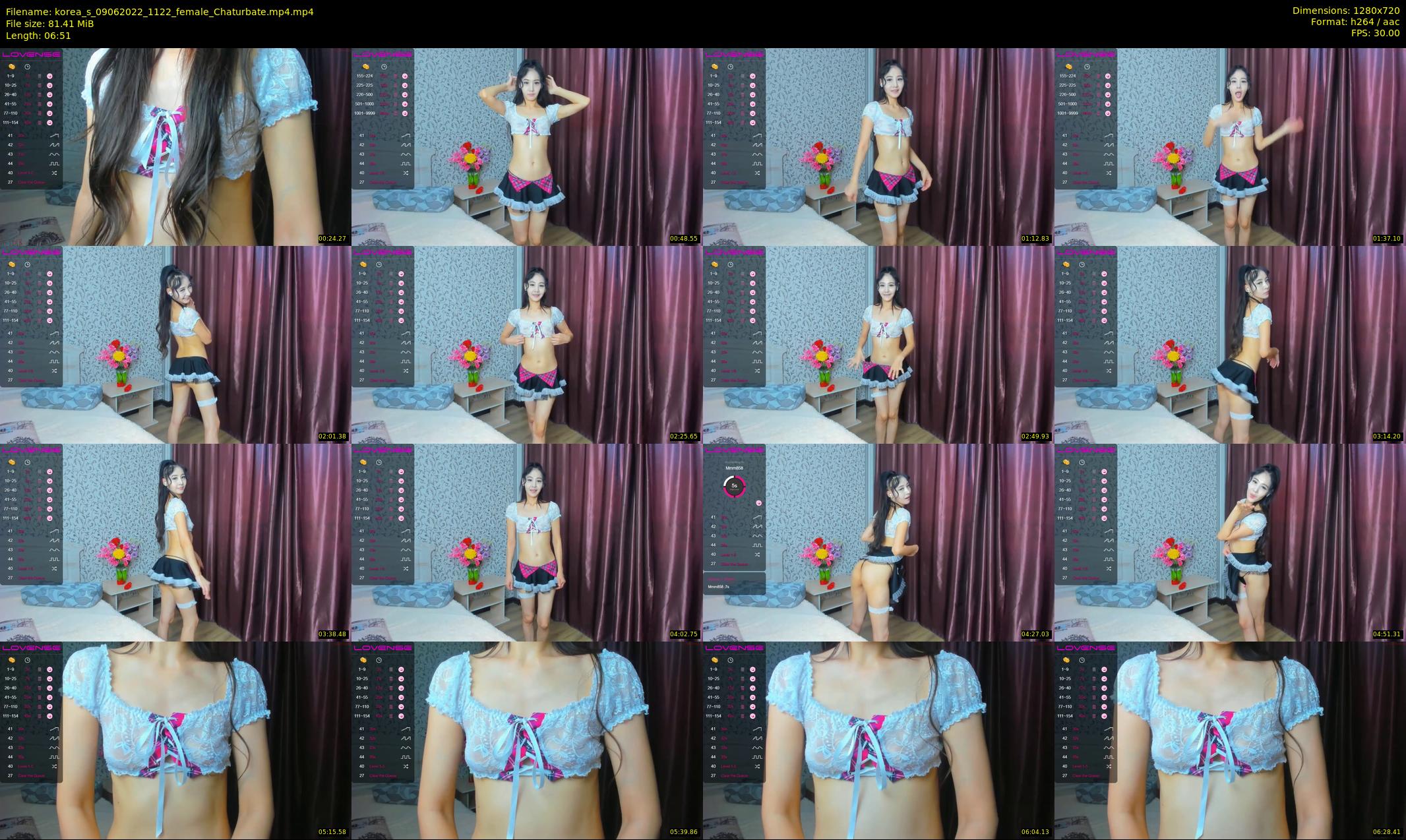 korea_s — 7 minute Chaturbate female cam show recording, 720p, Jun 9, 2022