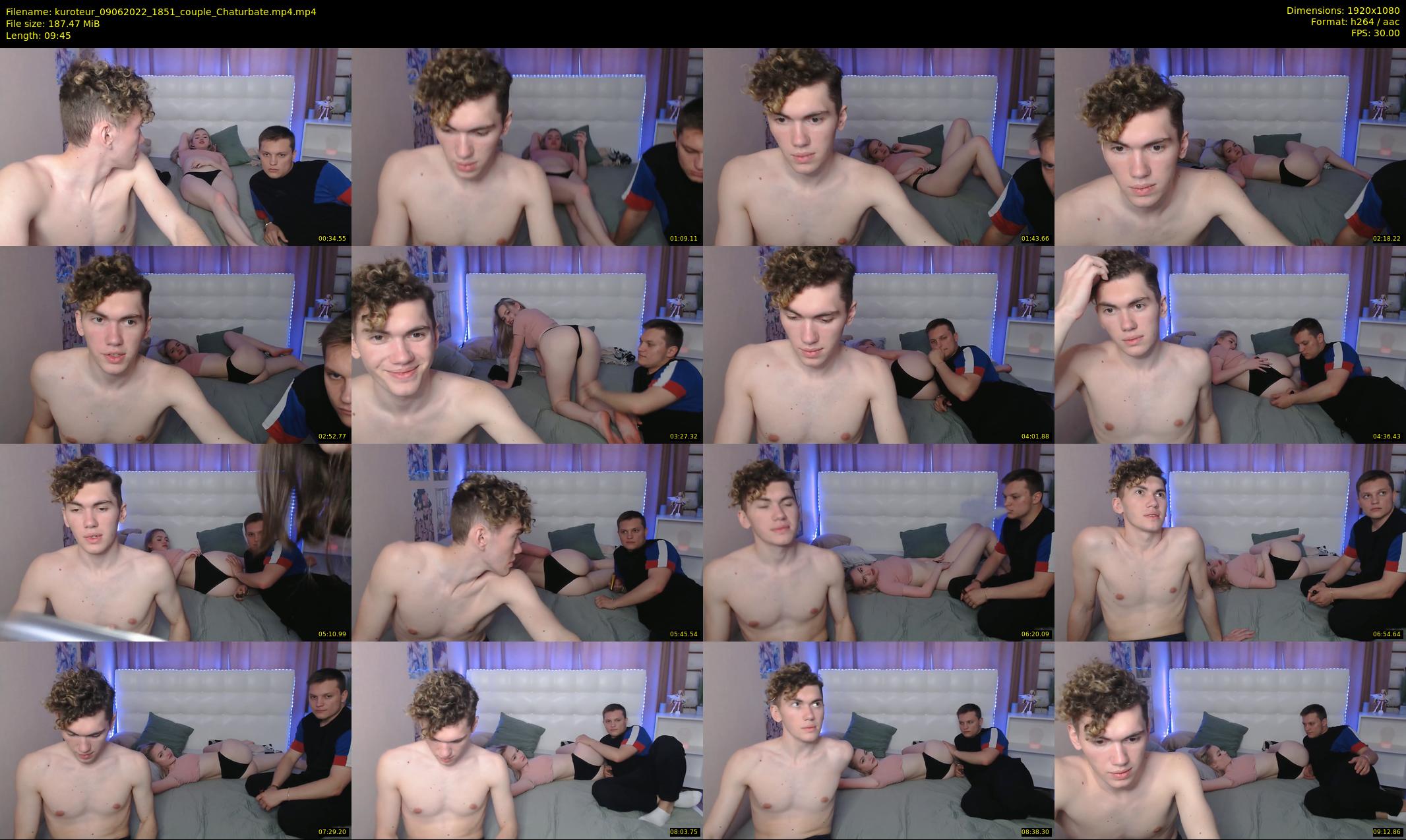 kuroteur — 10 minute Chaturbate couple cam show recording, 1080p, Jun 9, 2022