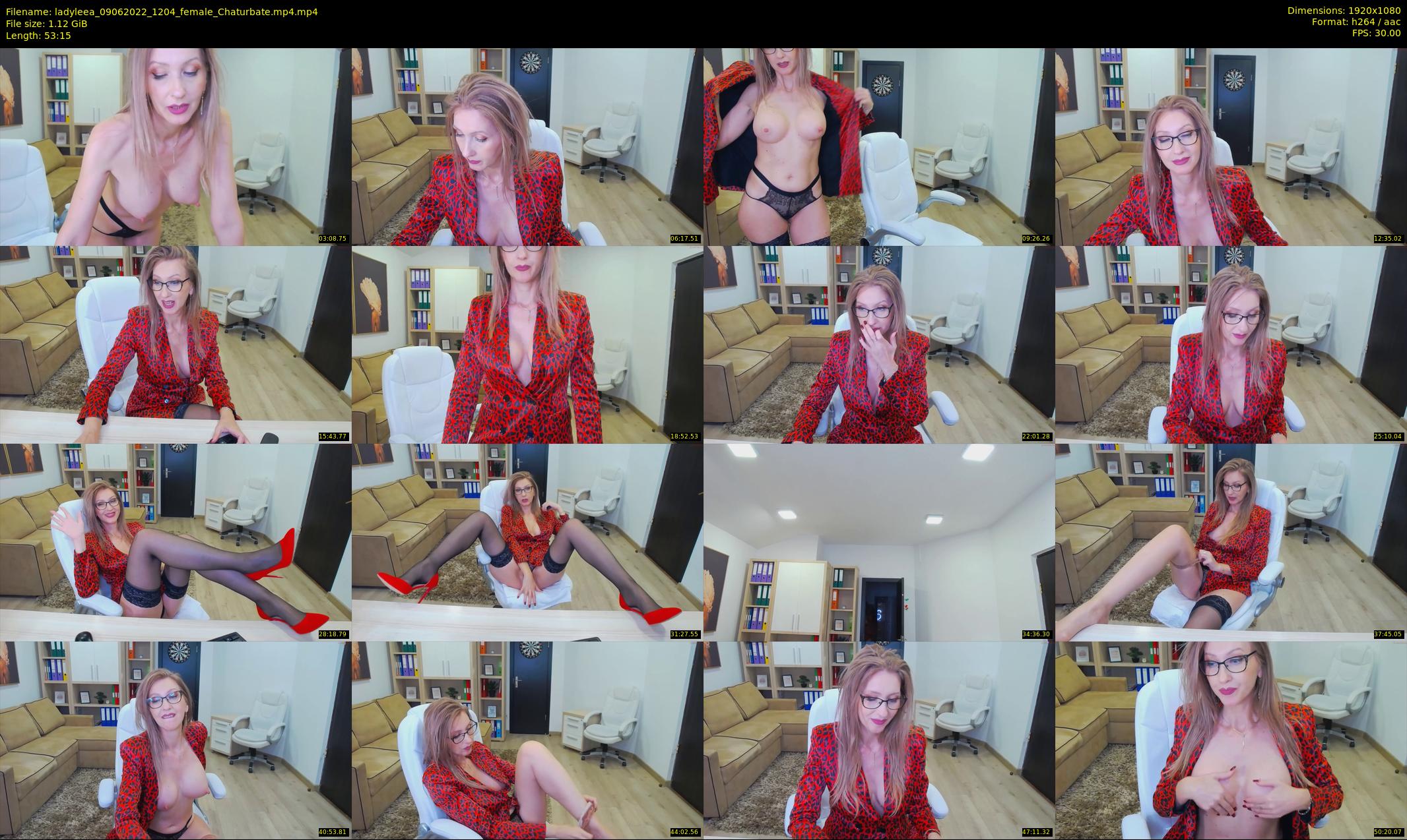ladyleea — 54 minute Chaturbate female cam show recording, 1080p, Jun 9, 2022