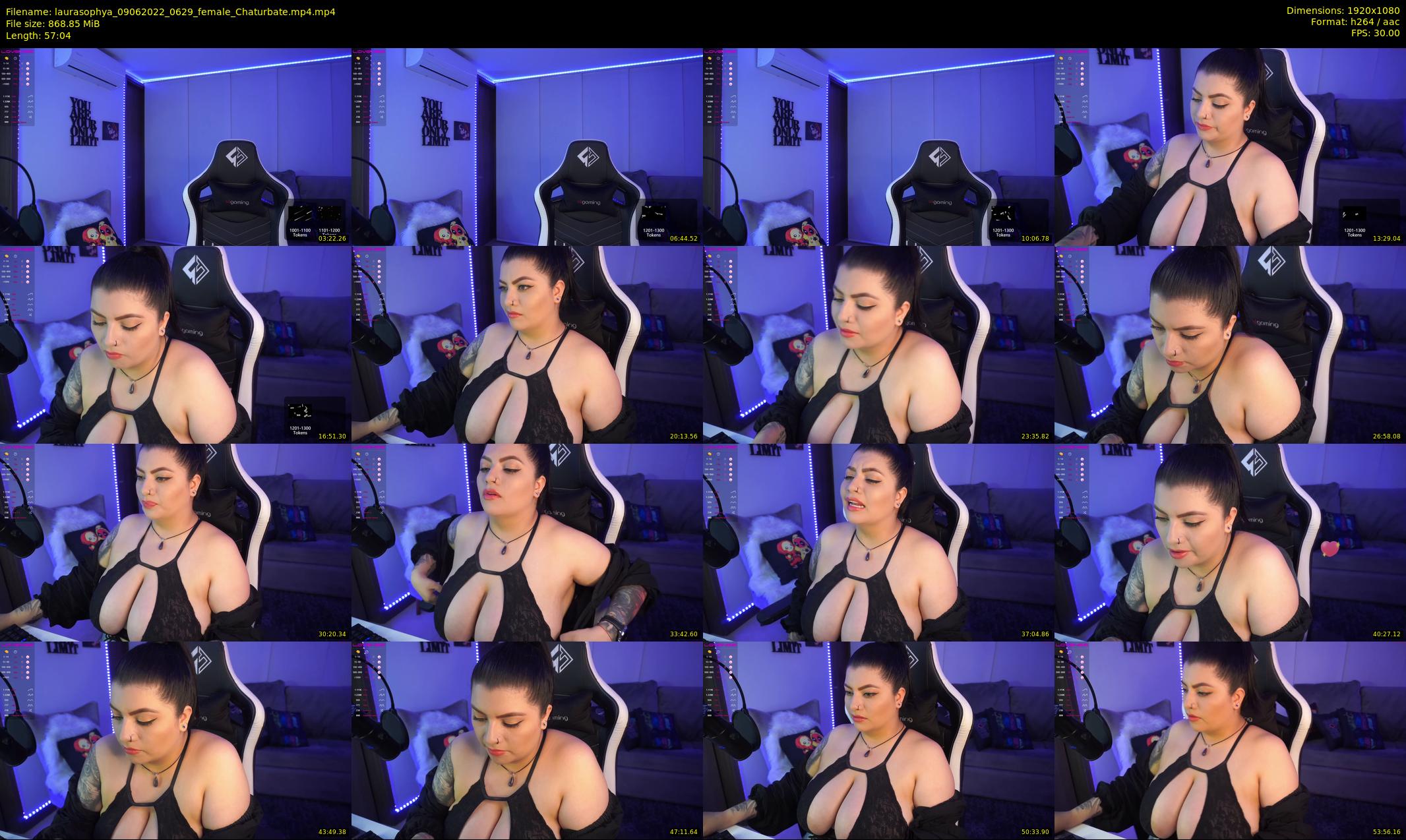 laurasophya — 58 minute Chaturbate female cam show recording, 1080p, Jun 9, 2022