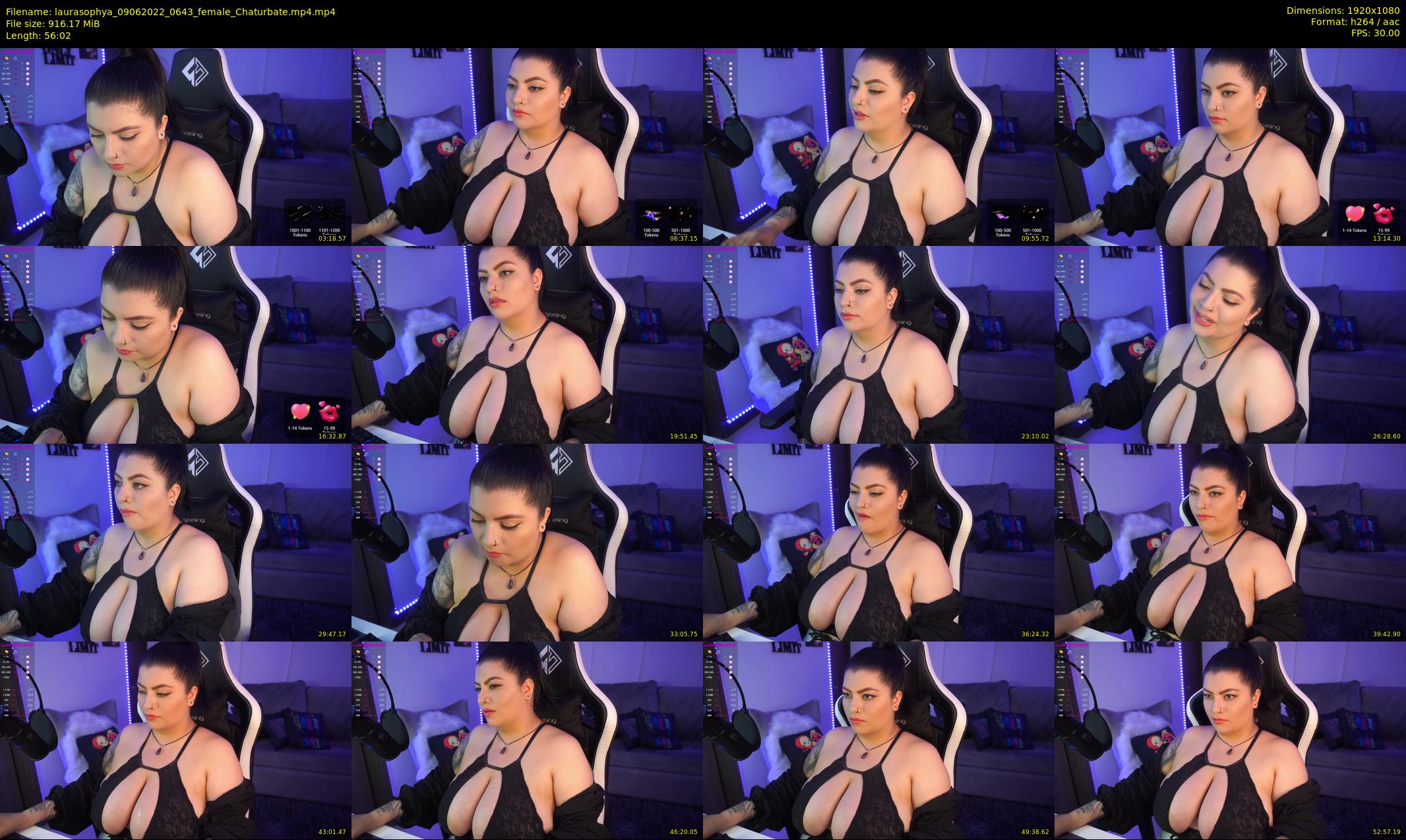 laurasophya — 57 minute Chaturbate female cam show recording, 1080p, Jun 9, 2022