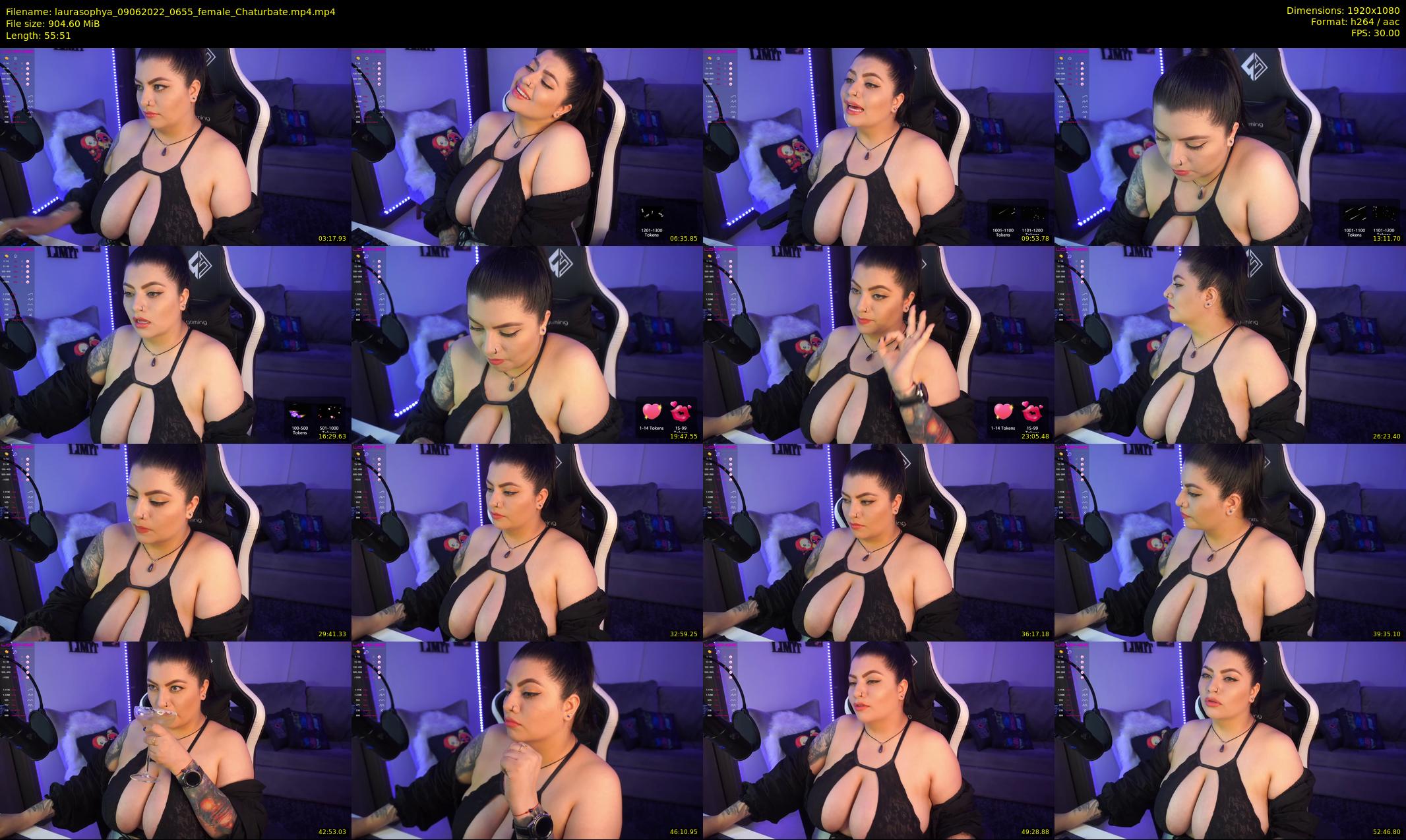 laurasophya — 56 minute Chaturbate female cam show recording, 1080p, Jun 9, 2022
