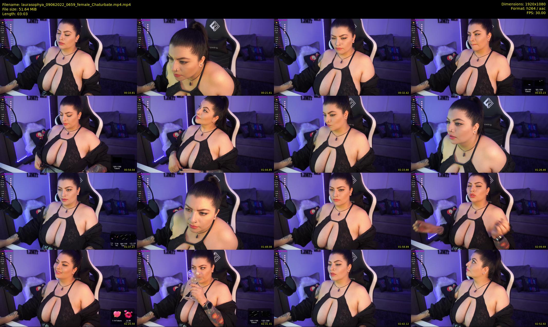 laurasophya — 4 minute Chaturbate female cam show recording, 1080p, Jun 9, 2022