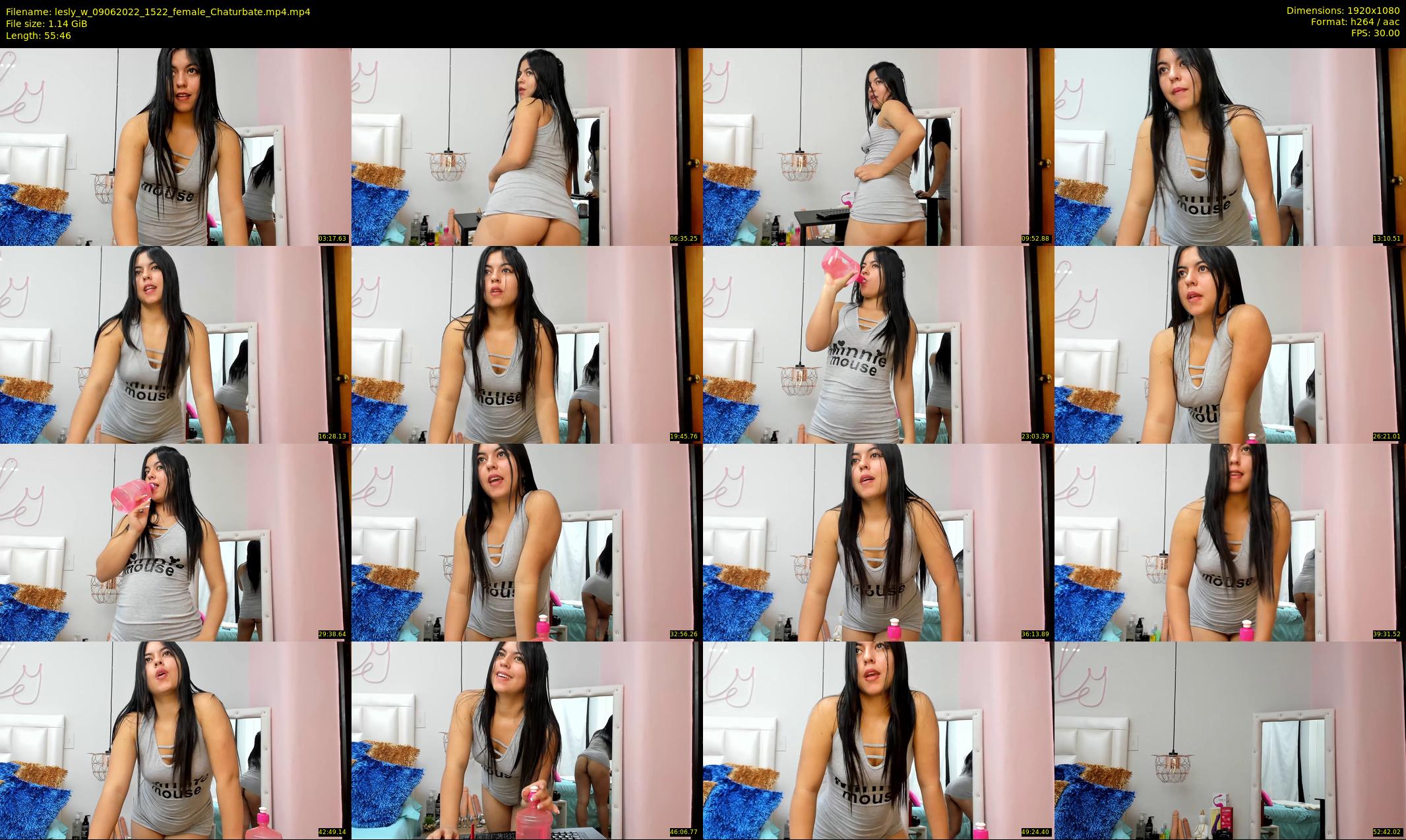 lesly_w — 56 minute Chaturbate female cam show recording, 1080p, Jun 9, 2022