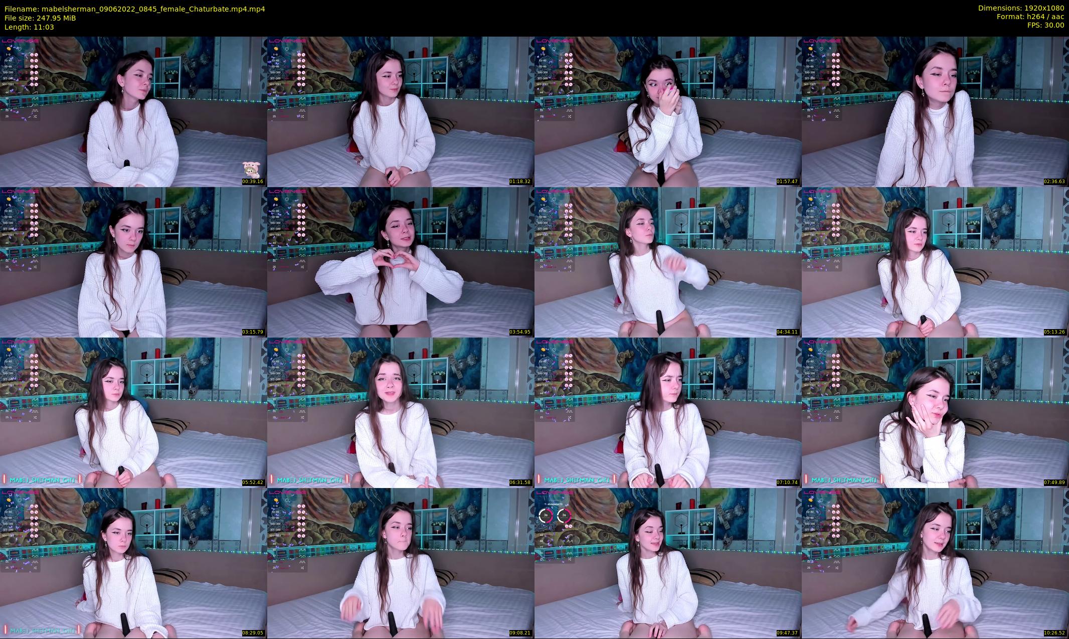 mabelsherman — 12 minute Chaturbate couple cam show recording, 1080p, Jun 9, 2022