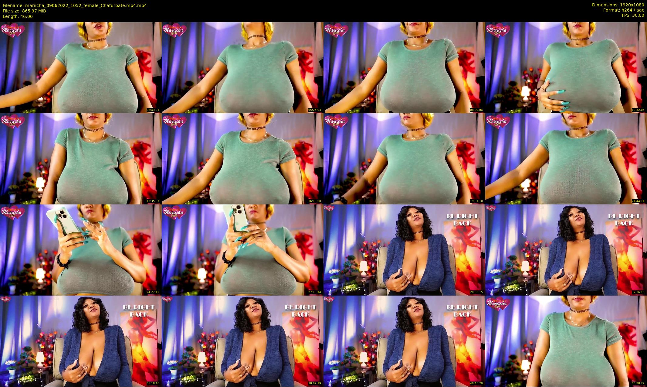 mariicha — 46 minute Chaturbate female cam show recording, 1080p, Jun 9, 2022