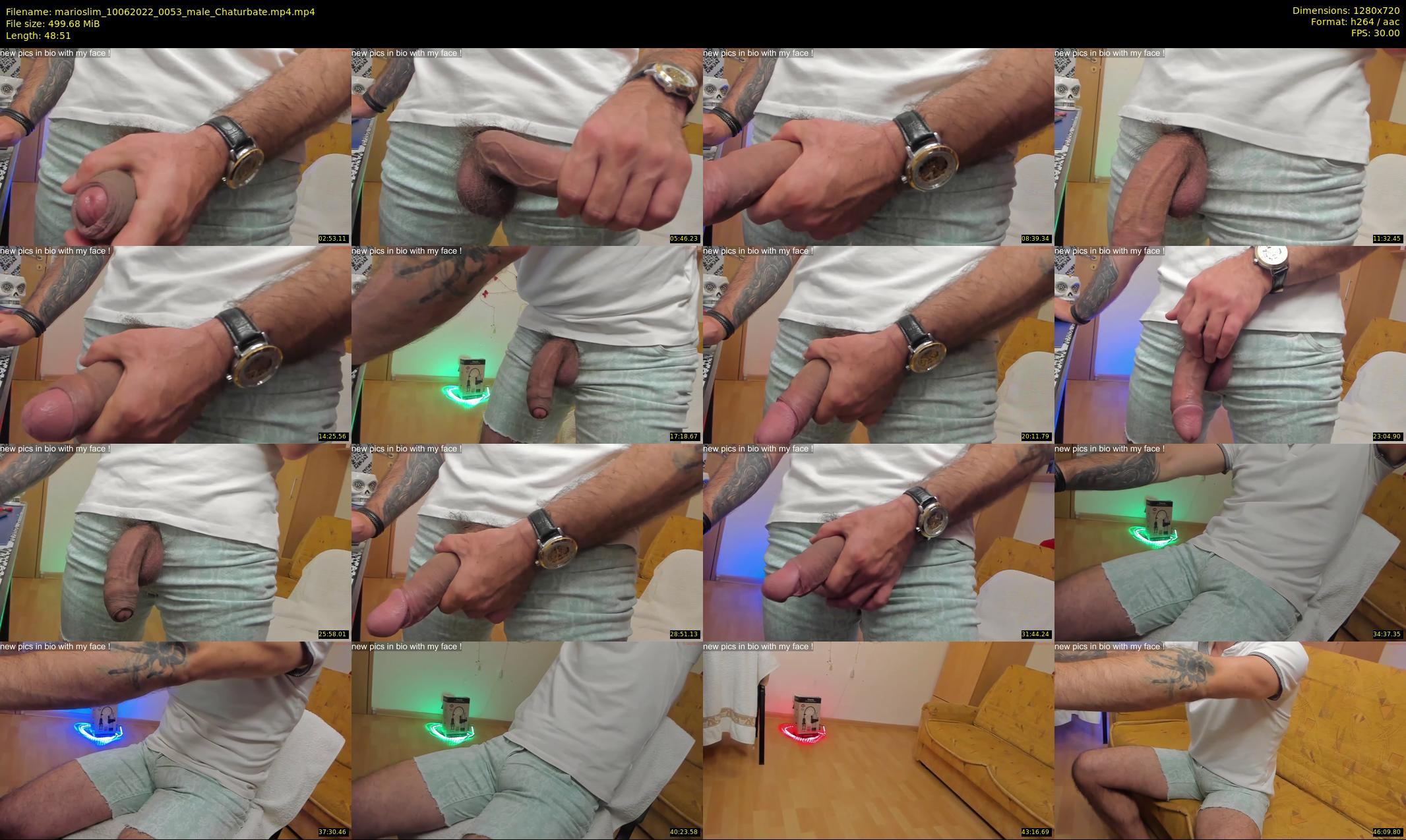 marioslim — 49 minute Chaturbate male cam show recording, 720p, Jun 10, 2022