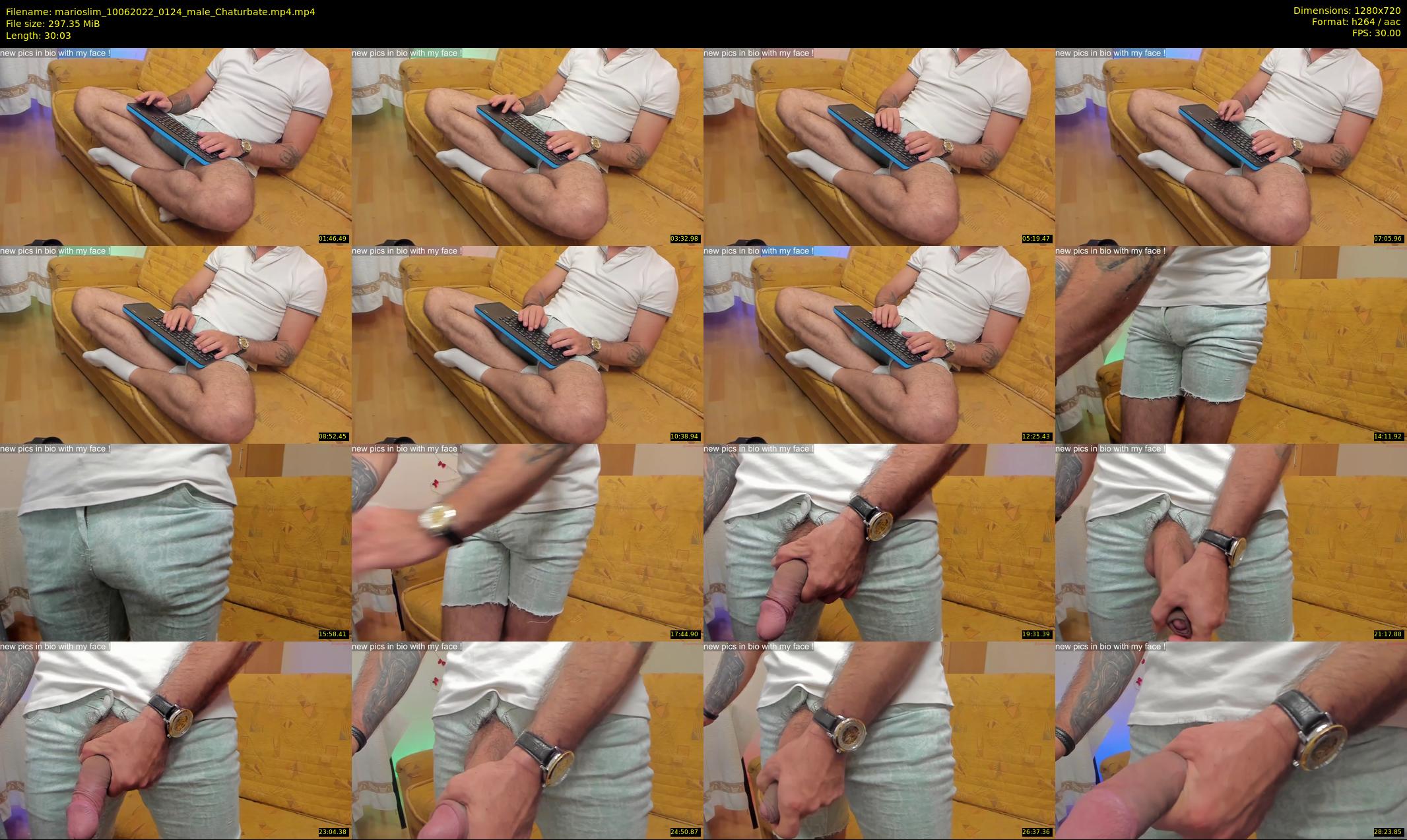 marioslim — 31 minute Chaturbate male cam show recording, 720p, Jun 10, 2022