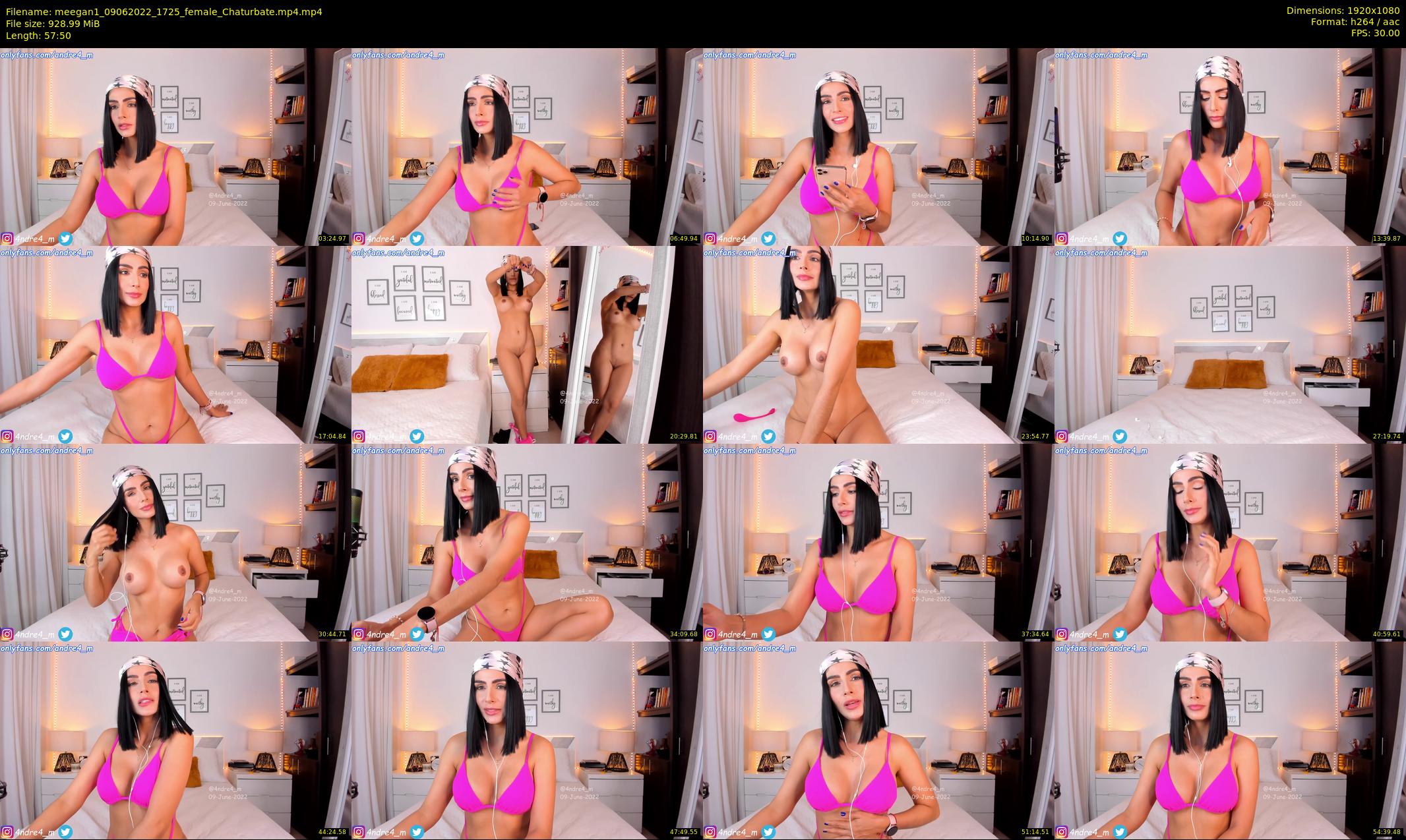meegan1 — 58 minute Chaturbate female cam show recording, 1080p, Jun 9, 2022