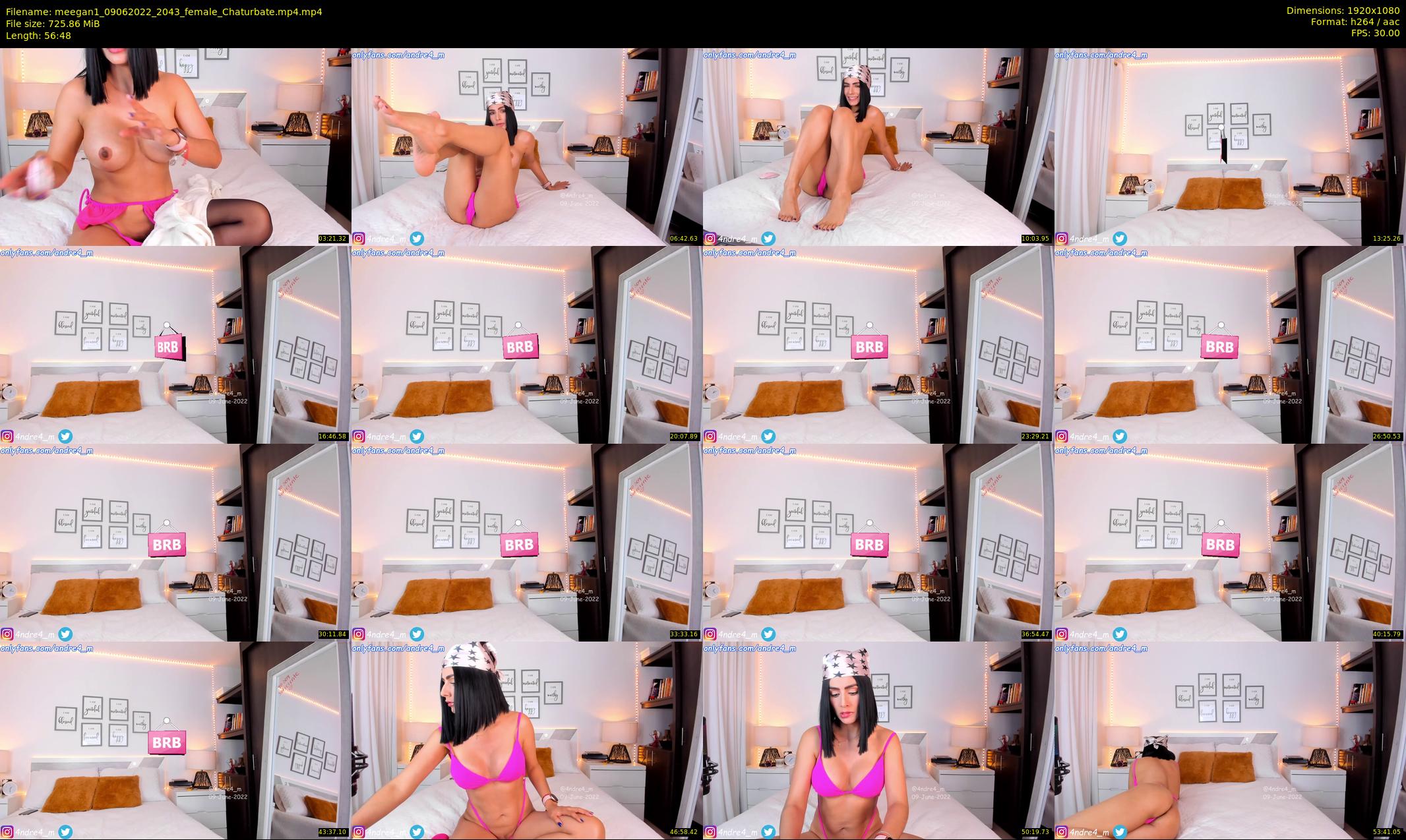 meegan1 — 57 minute Chaturbate female cam show recording, 1080p, Jun 9, 2022