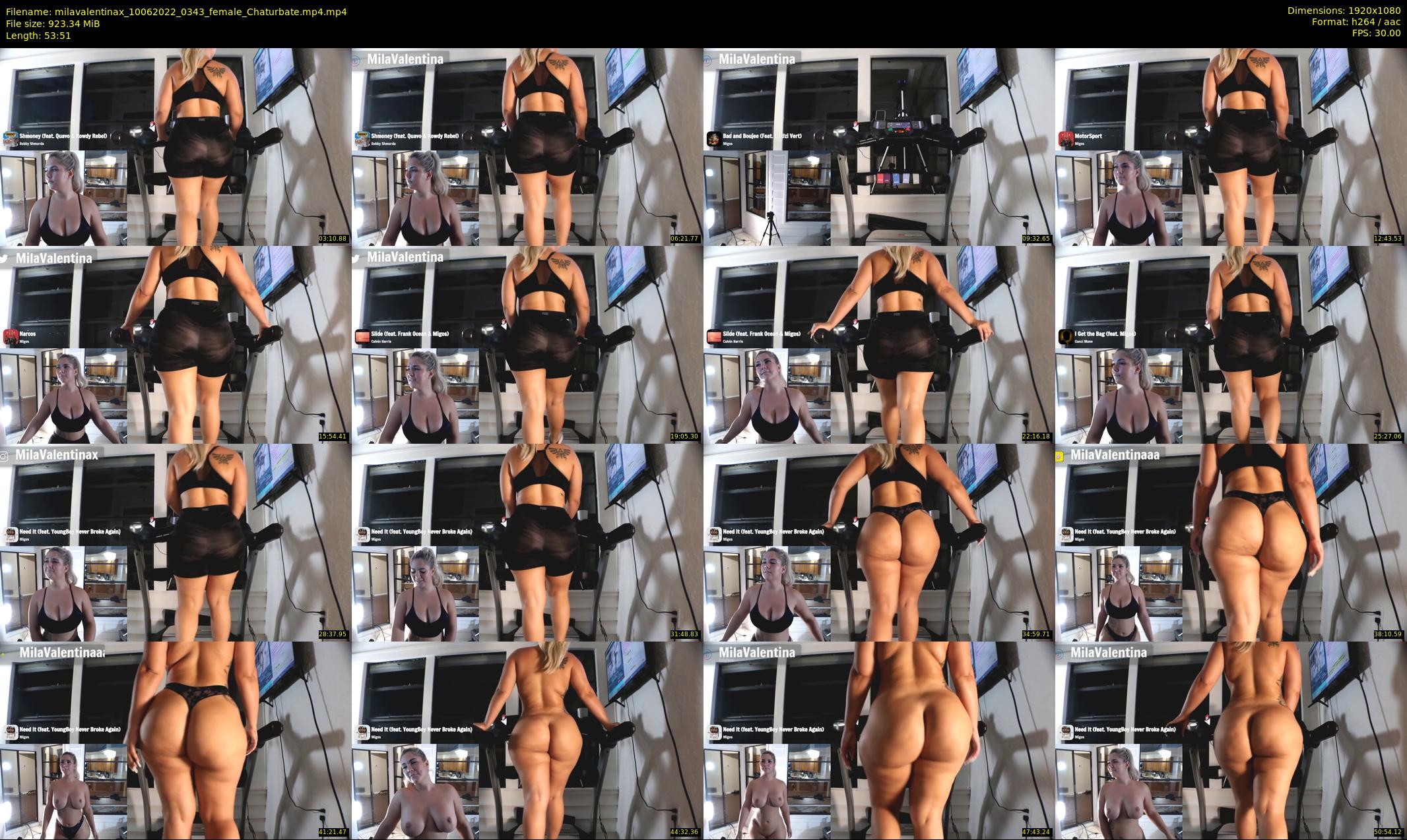 milavalentinax — 54 minute Chaturbate female cam show recording, 1080p, Jun 10, 2022