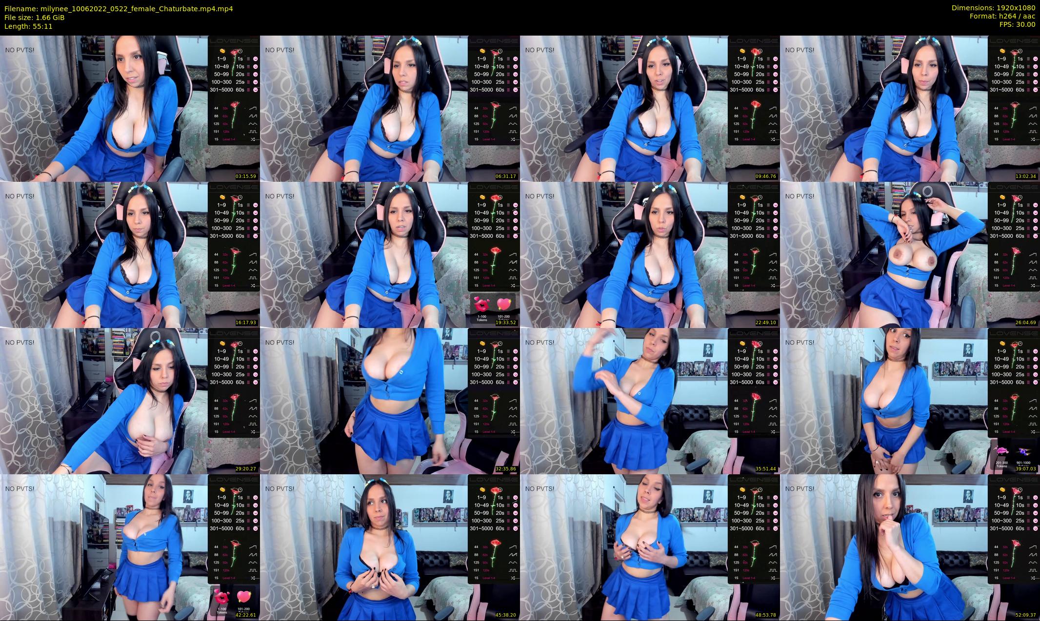 milynee — 56 minute Chaturbate female cam show recording, 1080p, Jun 10, 2022