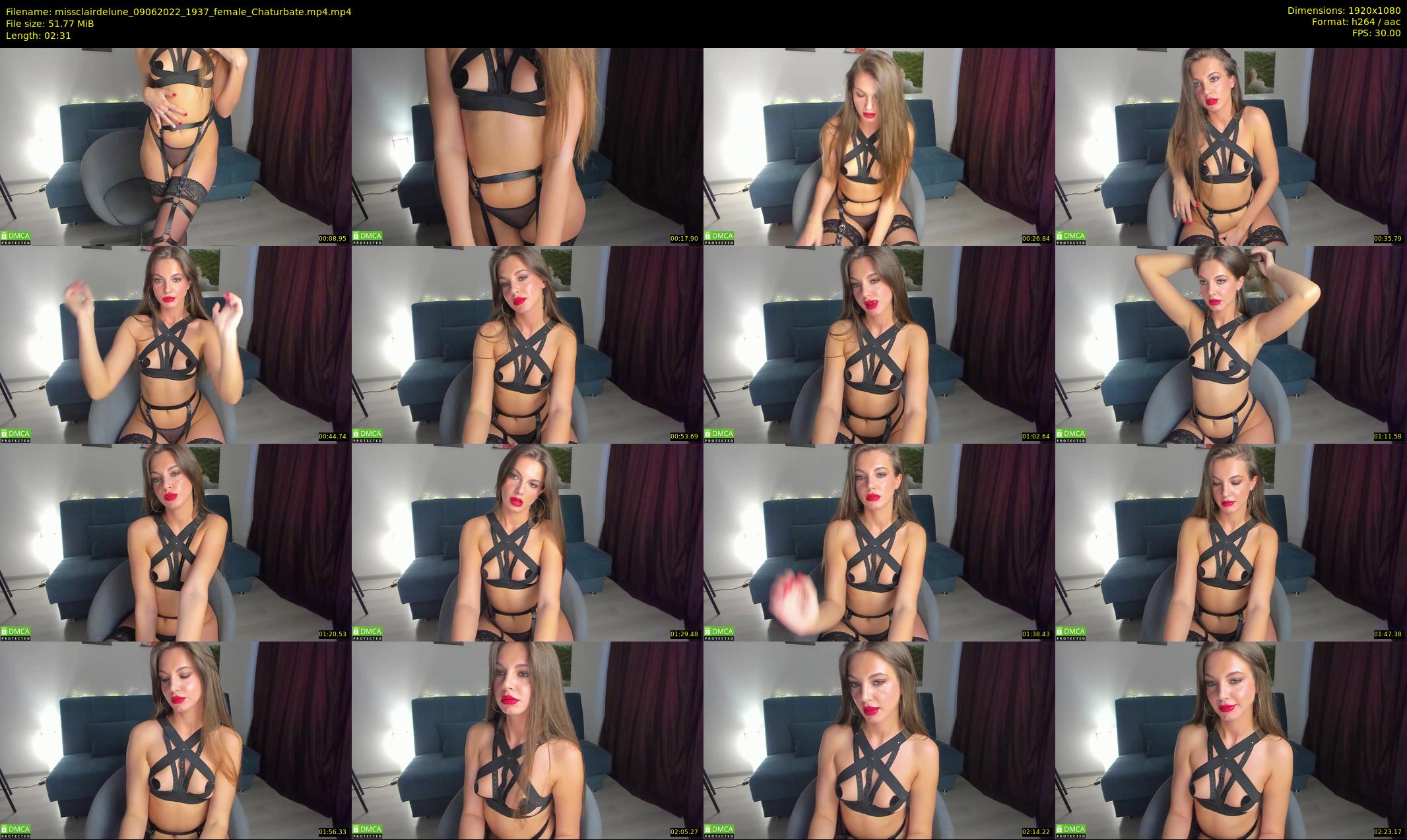 missclairdelune — 3 minute Chaturbate female cam show recording, 1080p, Jun 9, 2022