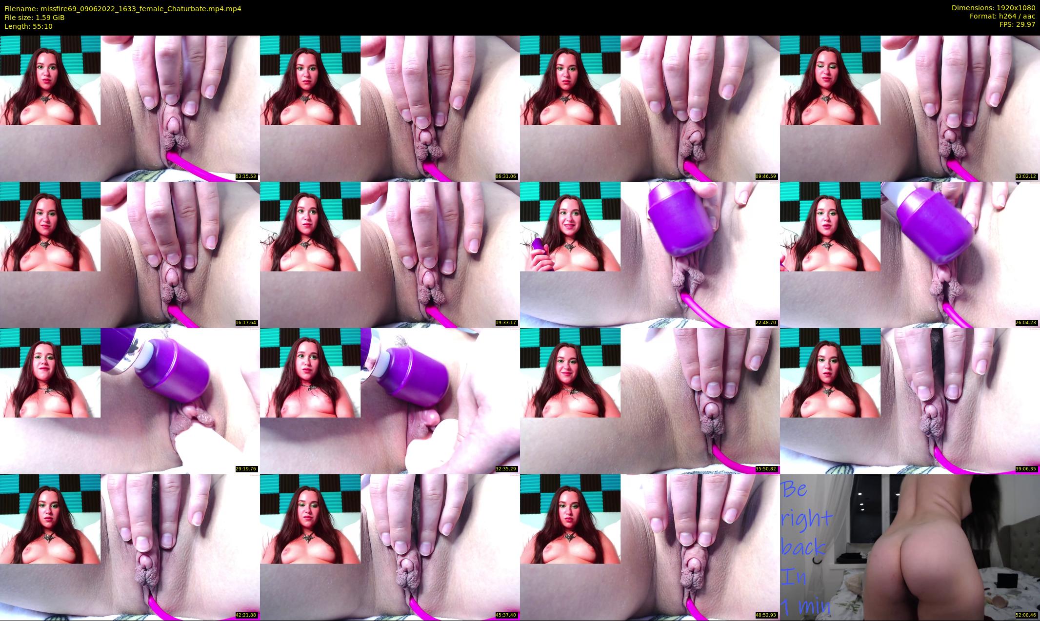 missfire69 — 56 minute Chaturbate female cam show recording, 1080p, Jun 9, 2022