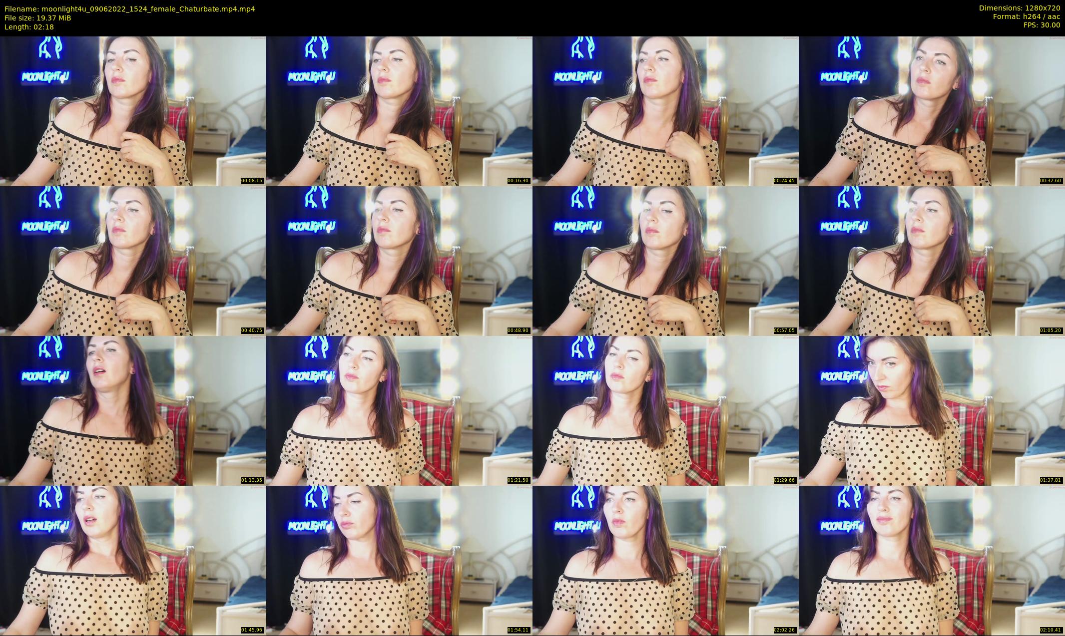 moonlight4u — 3 minute Chaturbate female cam show recording, 720p, Jun 9, 2022