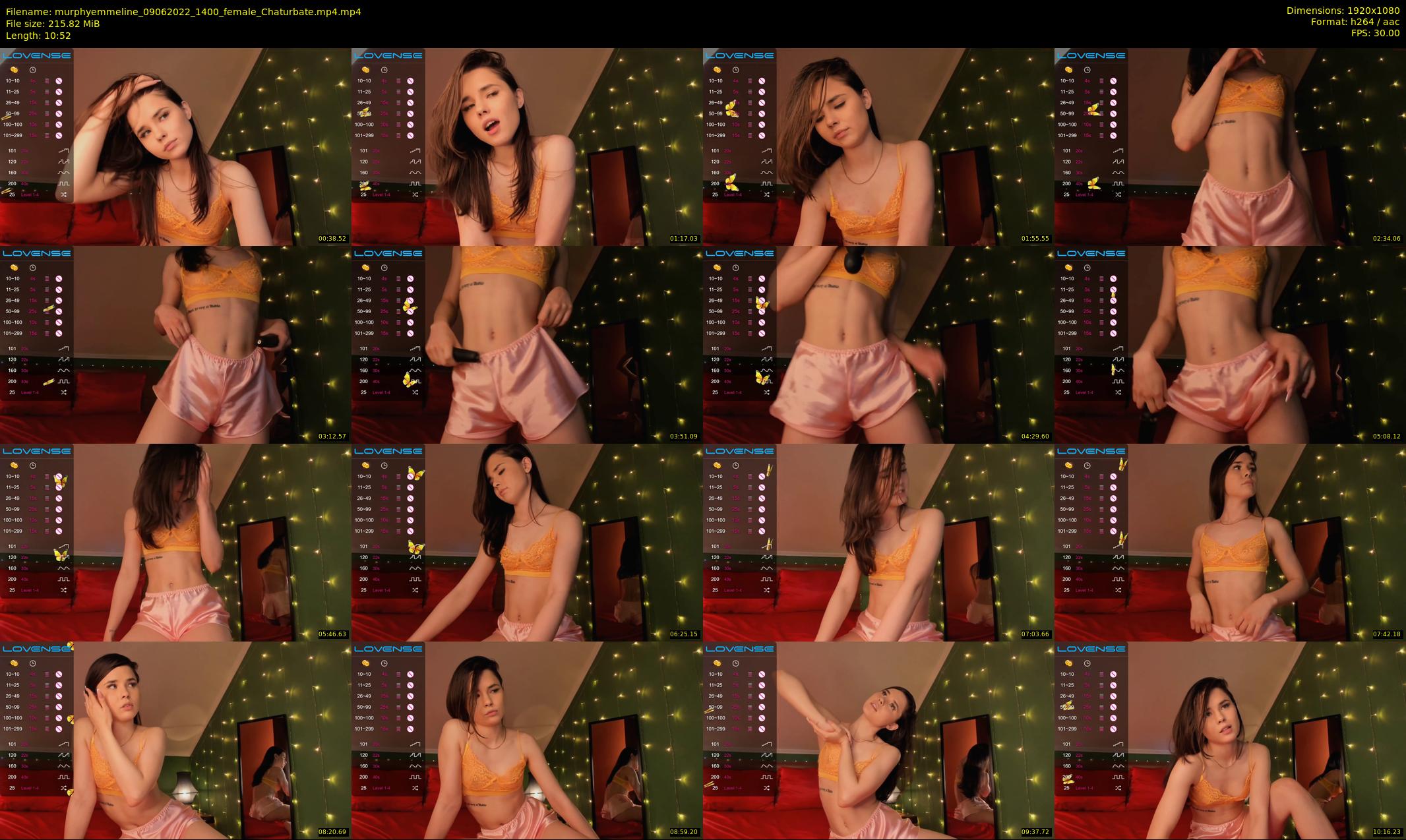 murphyemmeline — 11 minute Chaturbate female cam show recording, 1080p, Jun 9, 2022