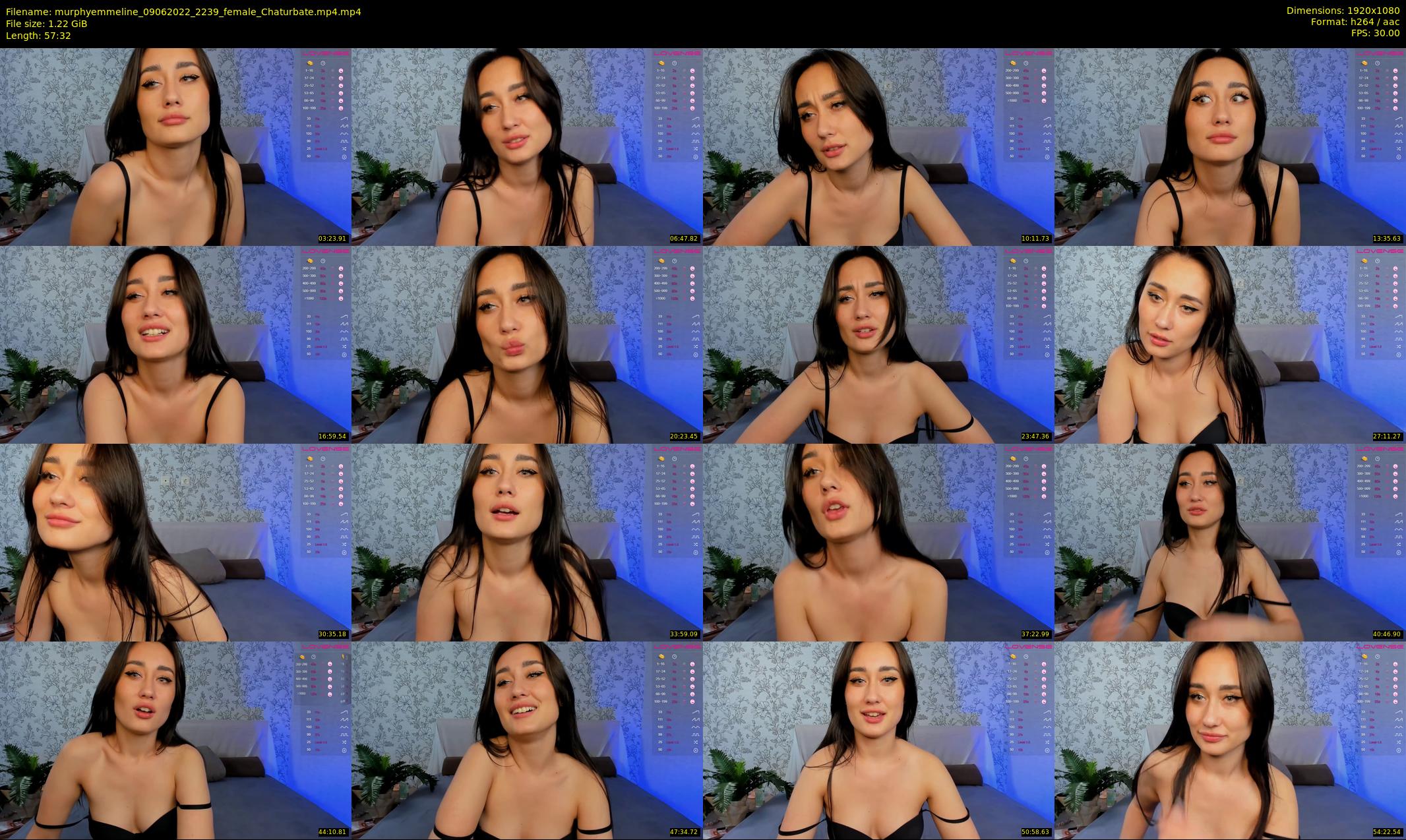 murphyemmeline — 58 minute Chaturbate female cam show recording, 1080p, Jun 9, 2022