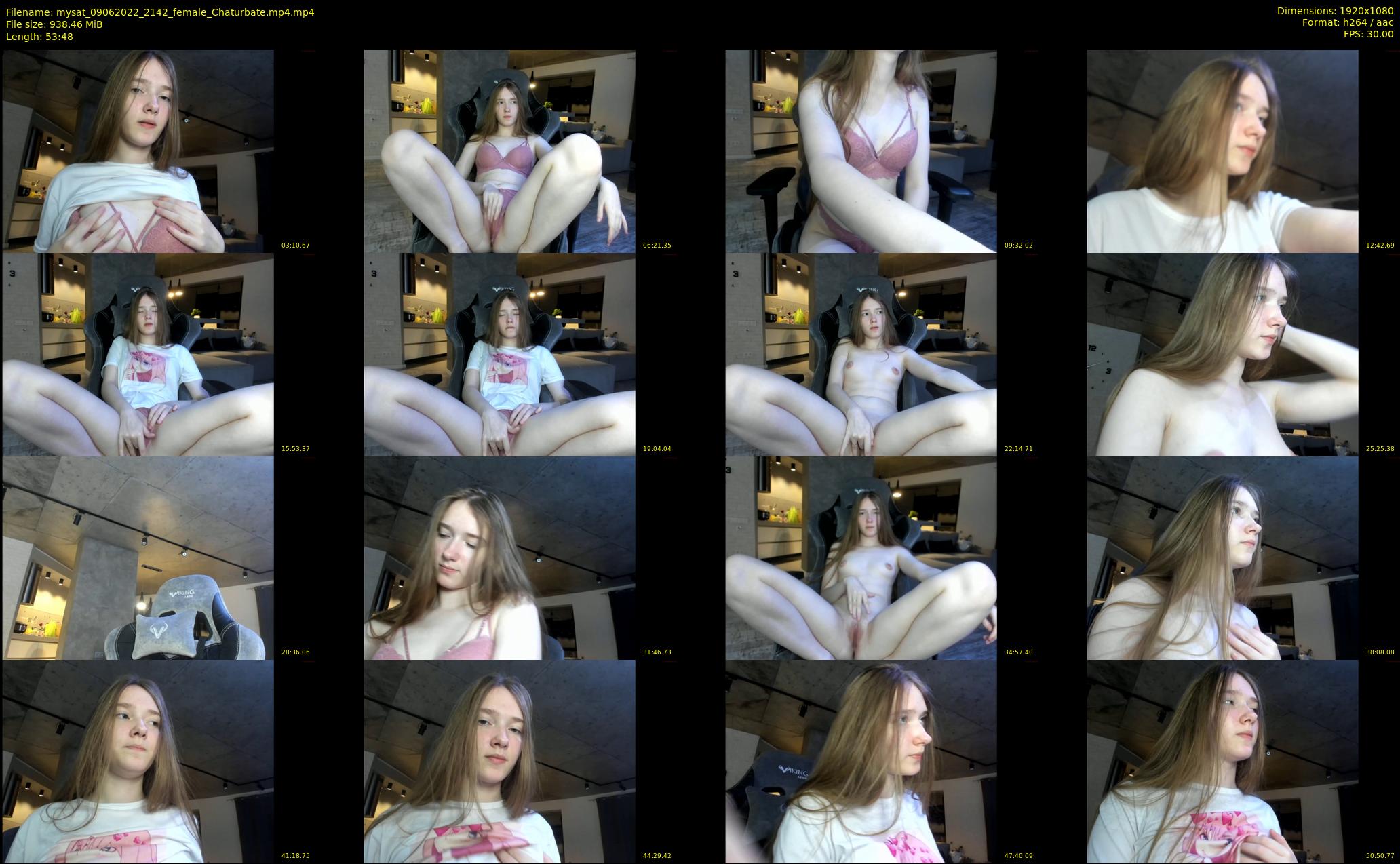 mysat — 54 minute Chaturbate female cam show recording, 1080p, Jun 9, 2022