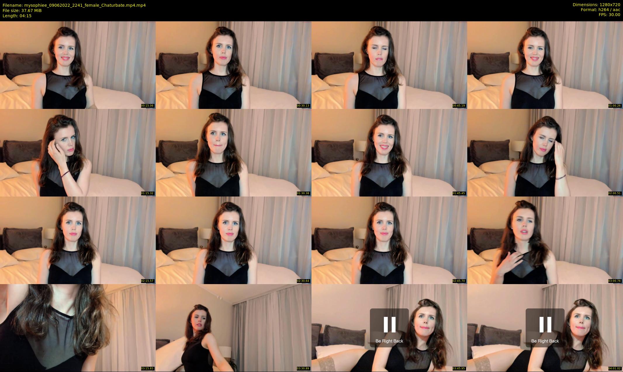 mysophiee — 5 minute Chaturbate female cam show recording, 720p, Jun 9, 2022