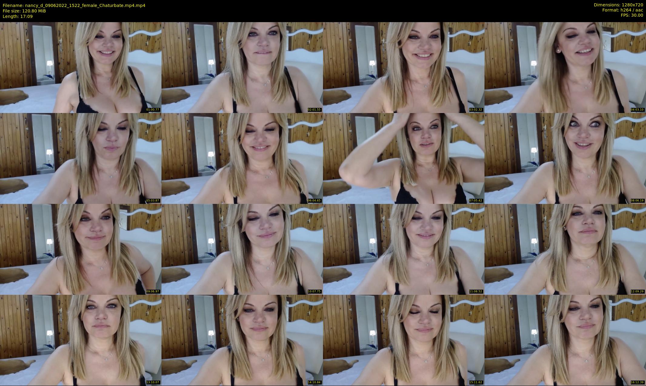 nancy_d — 18 minute Chaturbate female cam show recording, 720p, Jun 9, 2022