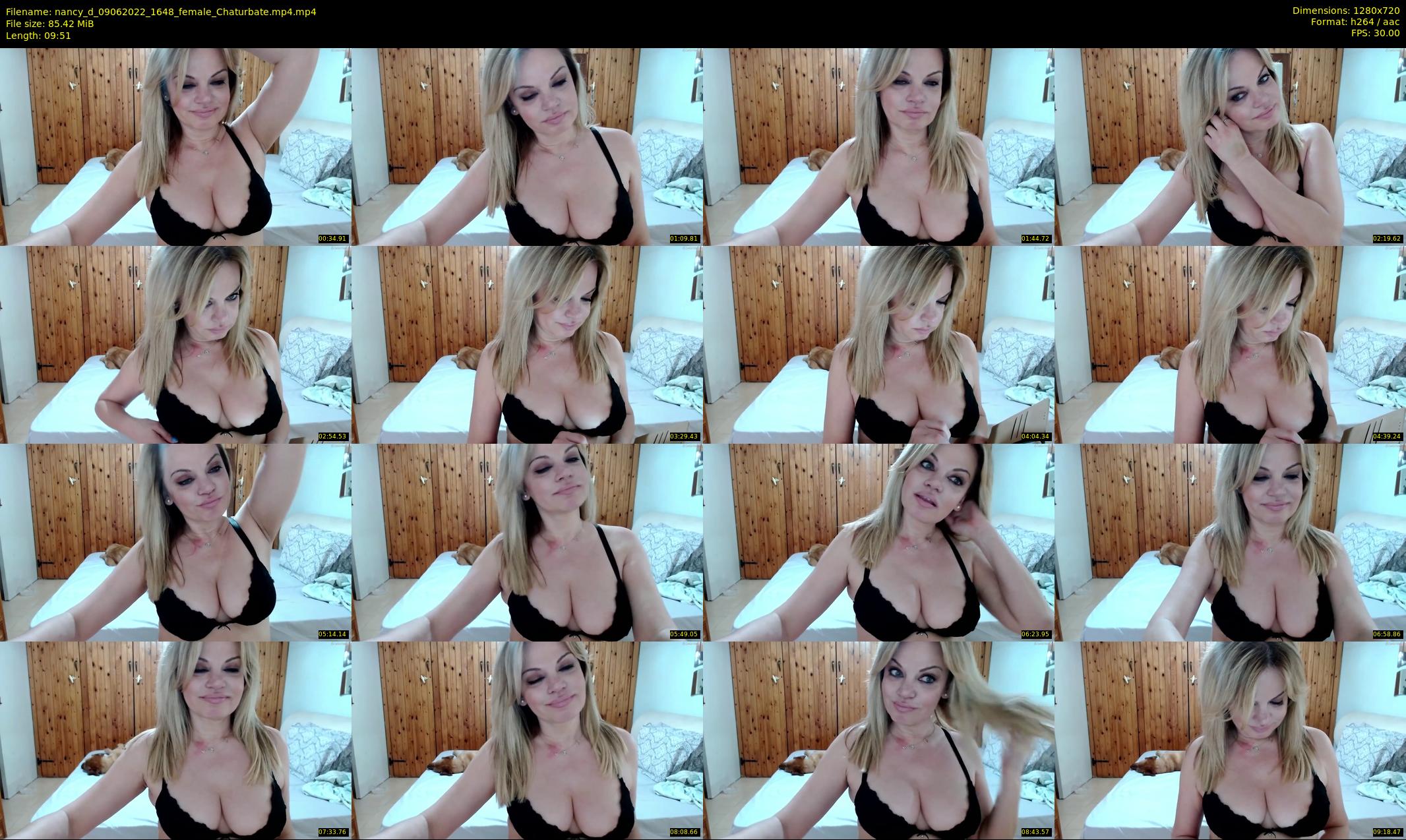 nancy_d — 10 minute Chaturbate female cam show recording, 720p, Jun 9, 2022