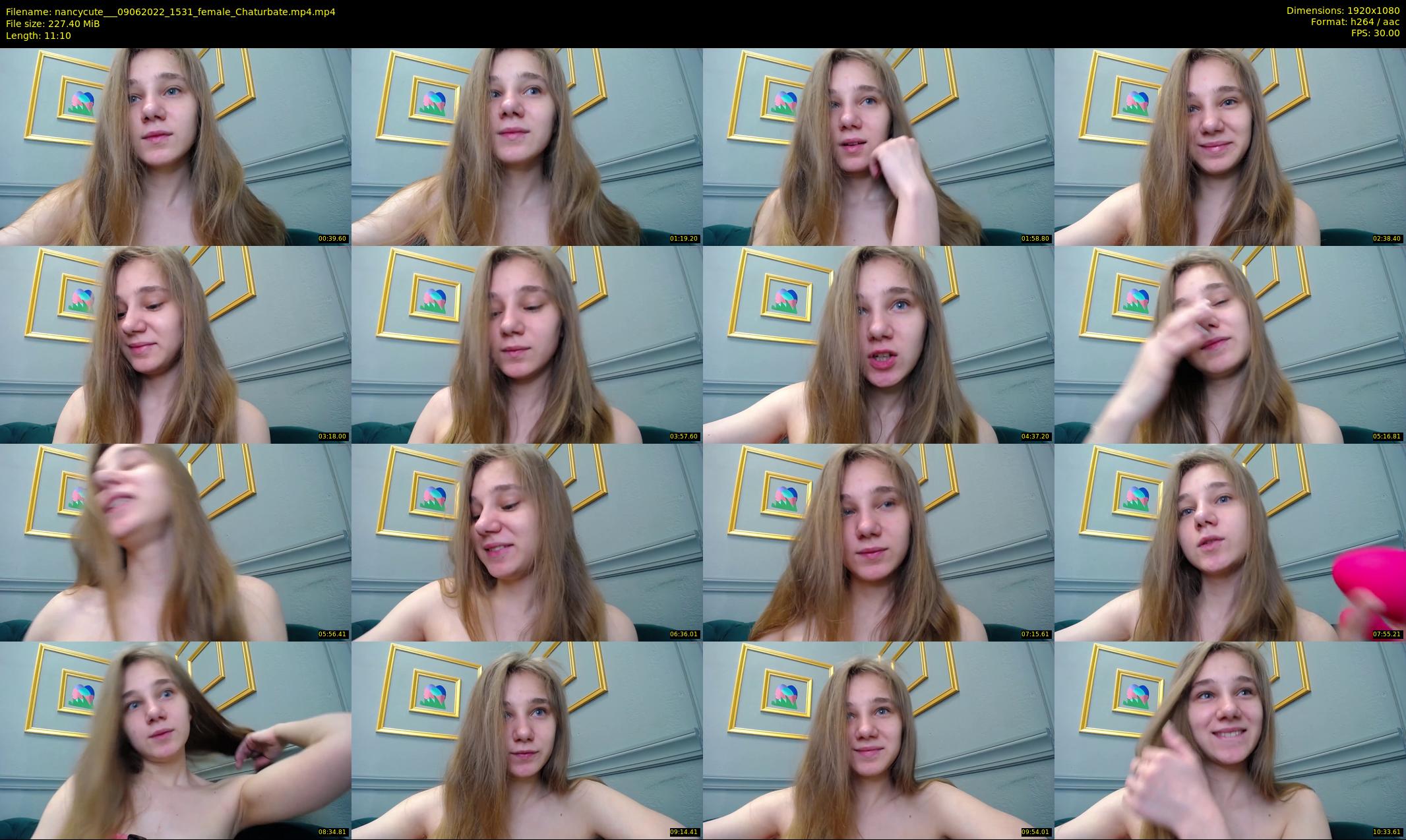 nancycute__ — 12 minute Chaturbate female cam show recording, 1080p, Jun 9, 2022
