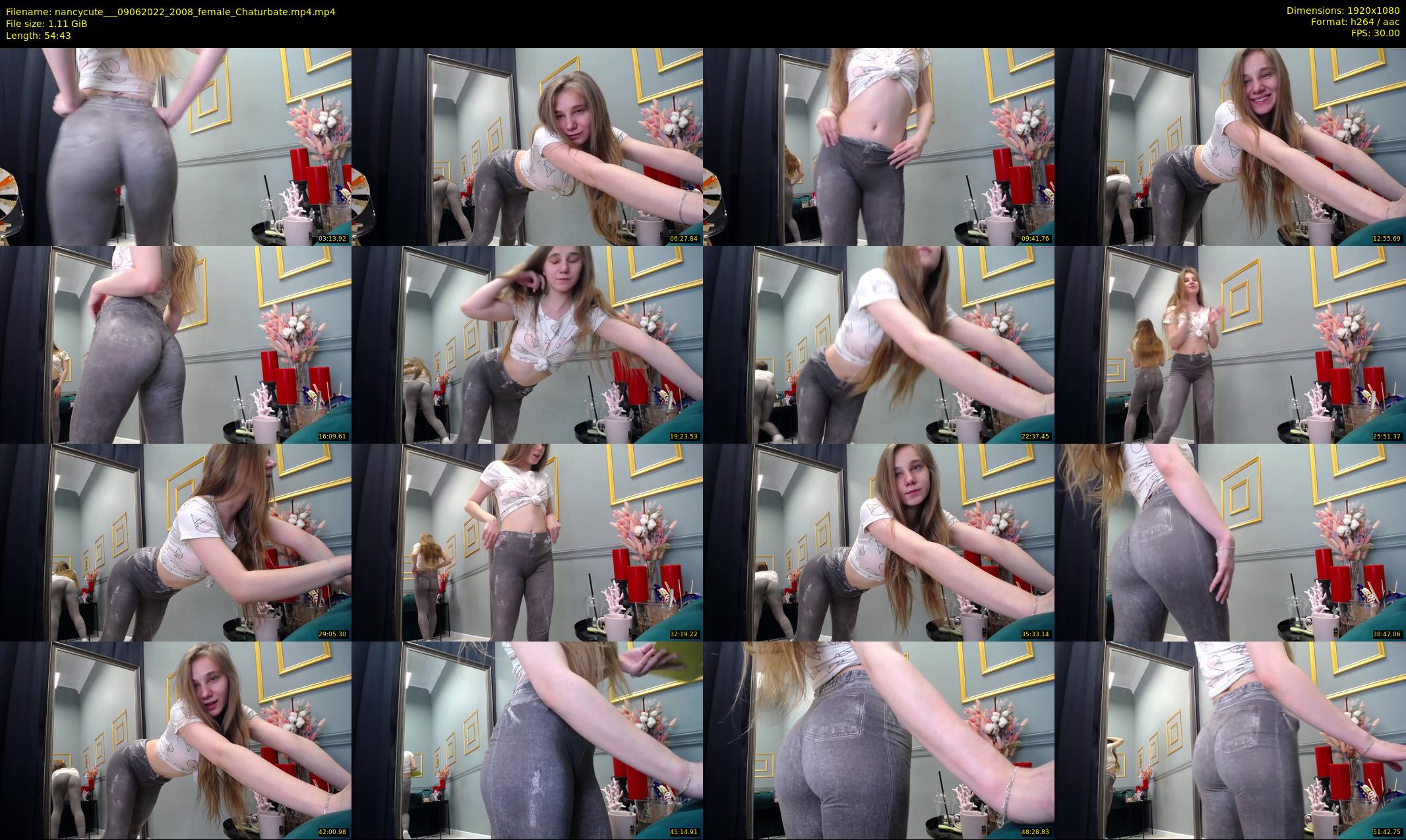 nancycute__ — 55 minute Chaturbate female cam show recording, 1080p, Jun 9, 2022