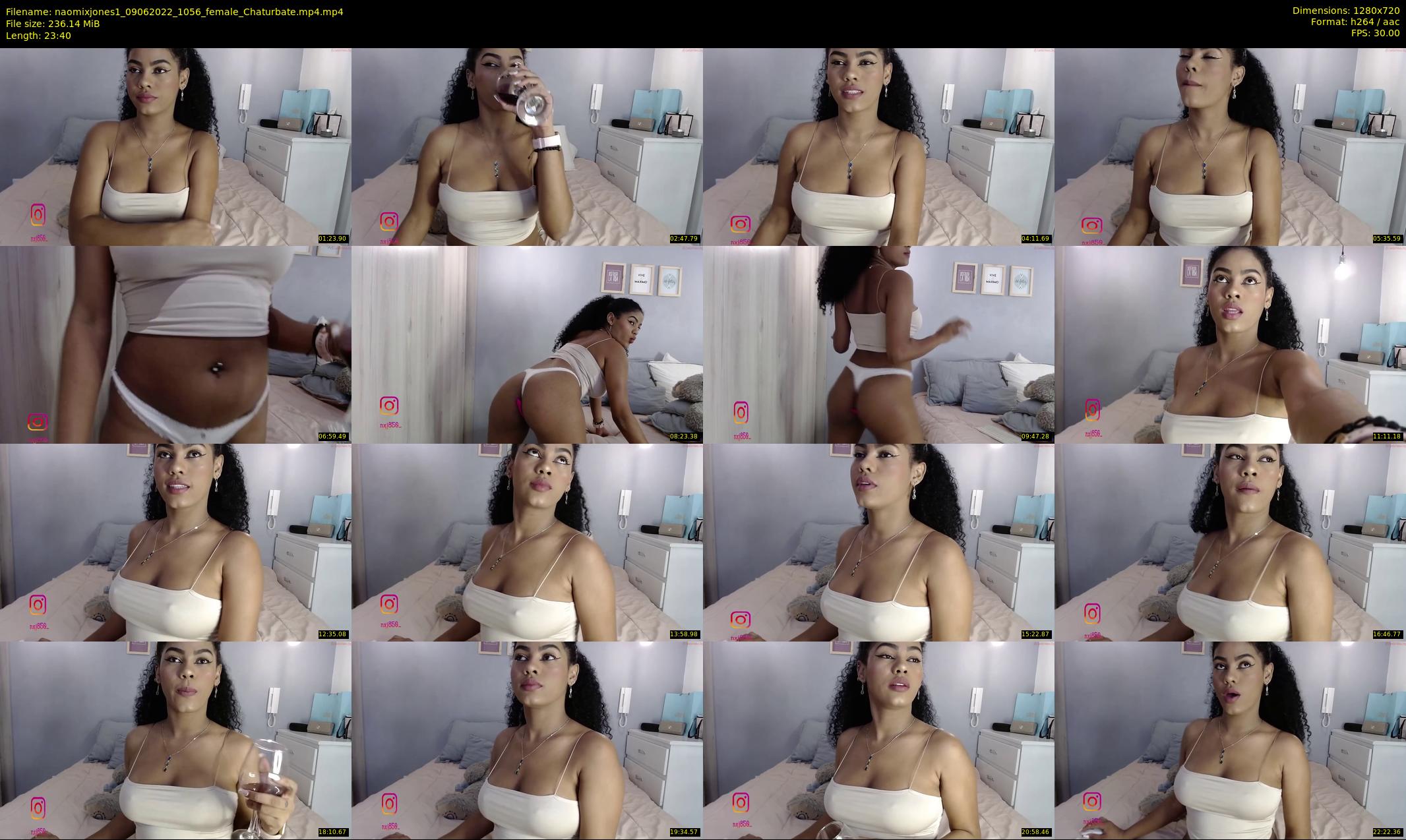 naomixjones1 — 24 minute Chaturbate female cam show recording, 720p, Jun 9, 2022