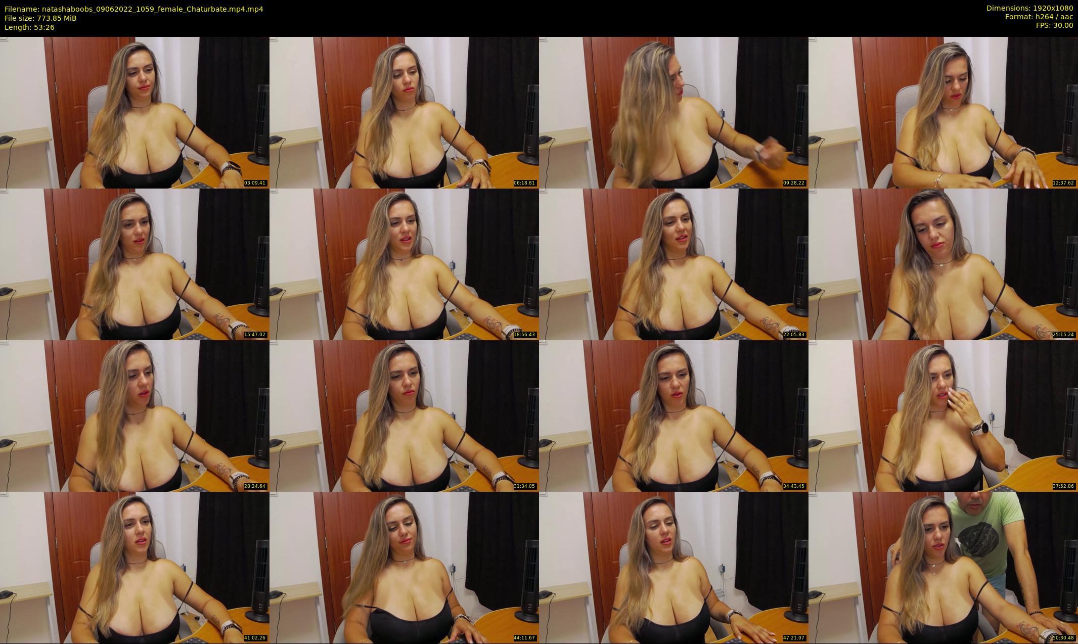 natashaboobs — 54 minute Chaturbate female cam show recording, 1080p, Jun 9, 2022