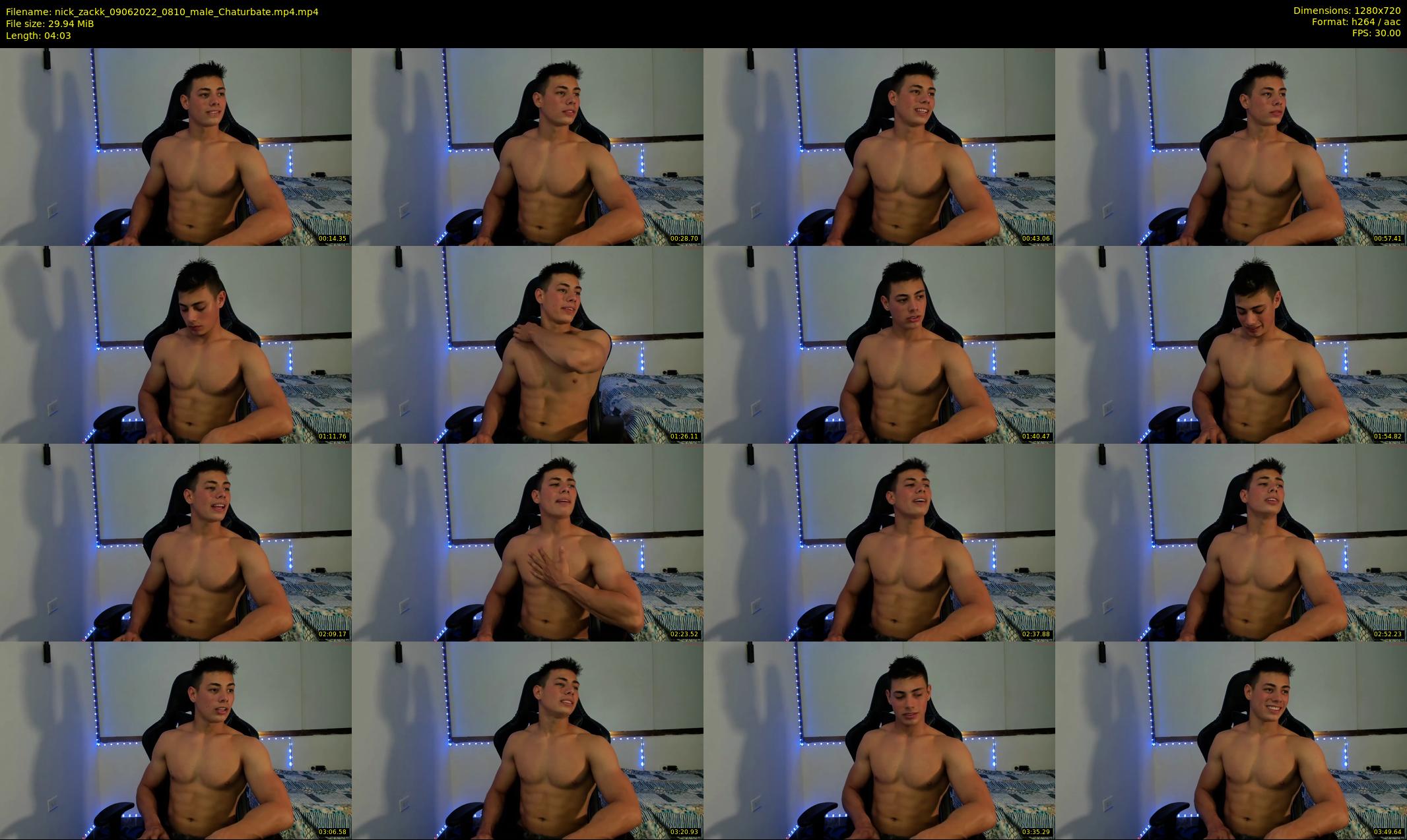 nick_zackk — 5 minute Chaturbate male cam show recording, 720p, Jun 9, 2022