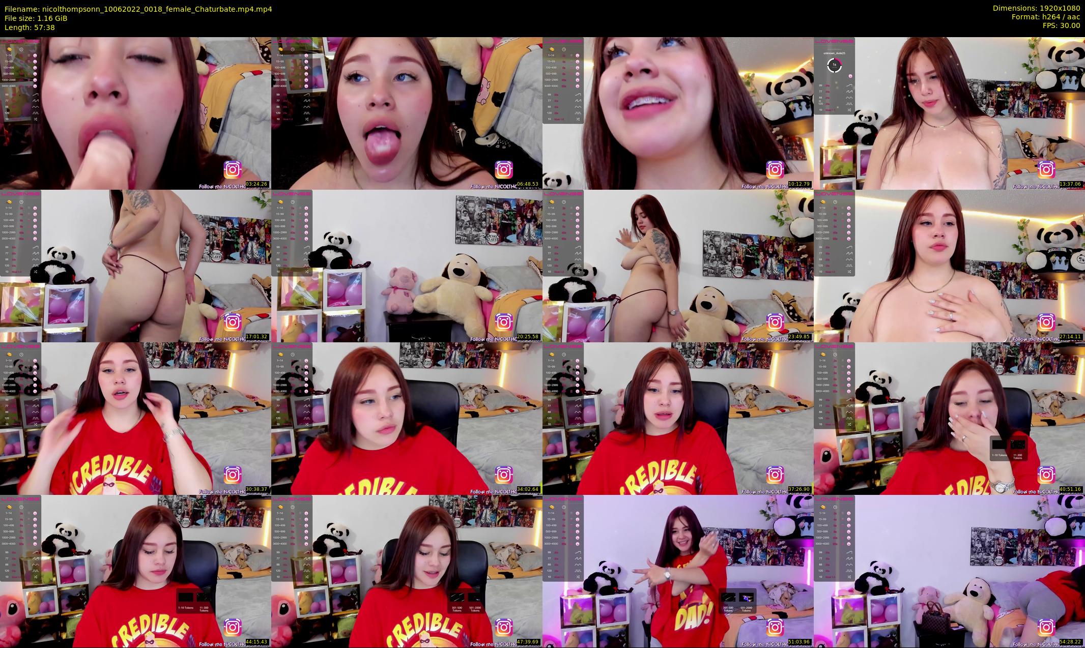 nicolthompsonn — 58 minute Chaturbate female cam show recording, 1080p, Jun 10, 2022
